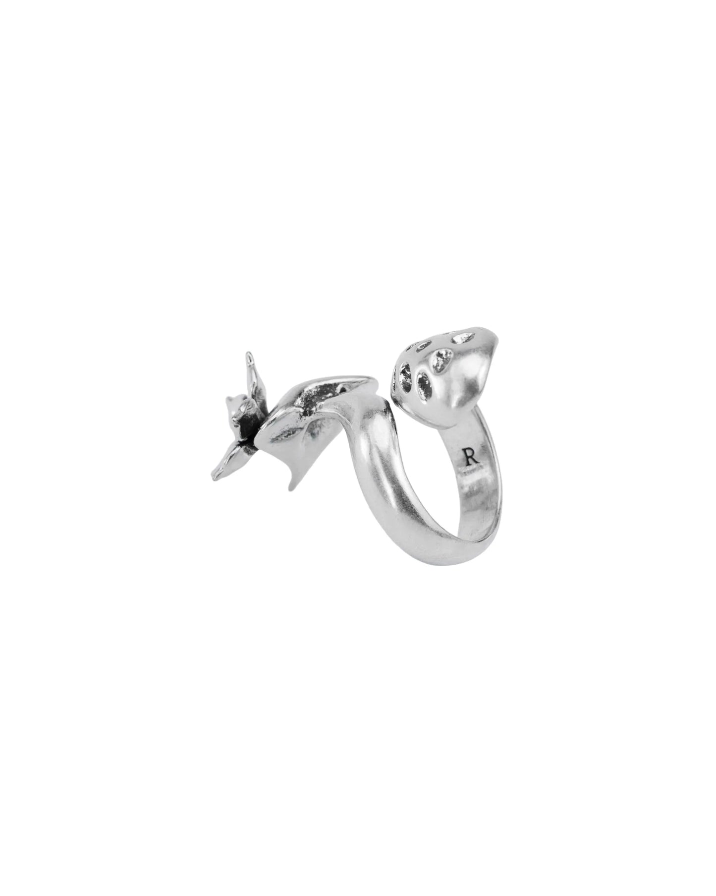 RECOVERY_RECOVERY X 邢SHYN Tearful Heart Ring (Antique Silver)