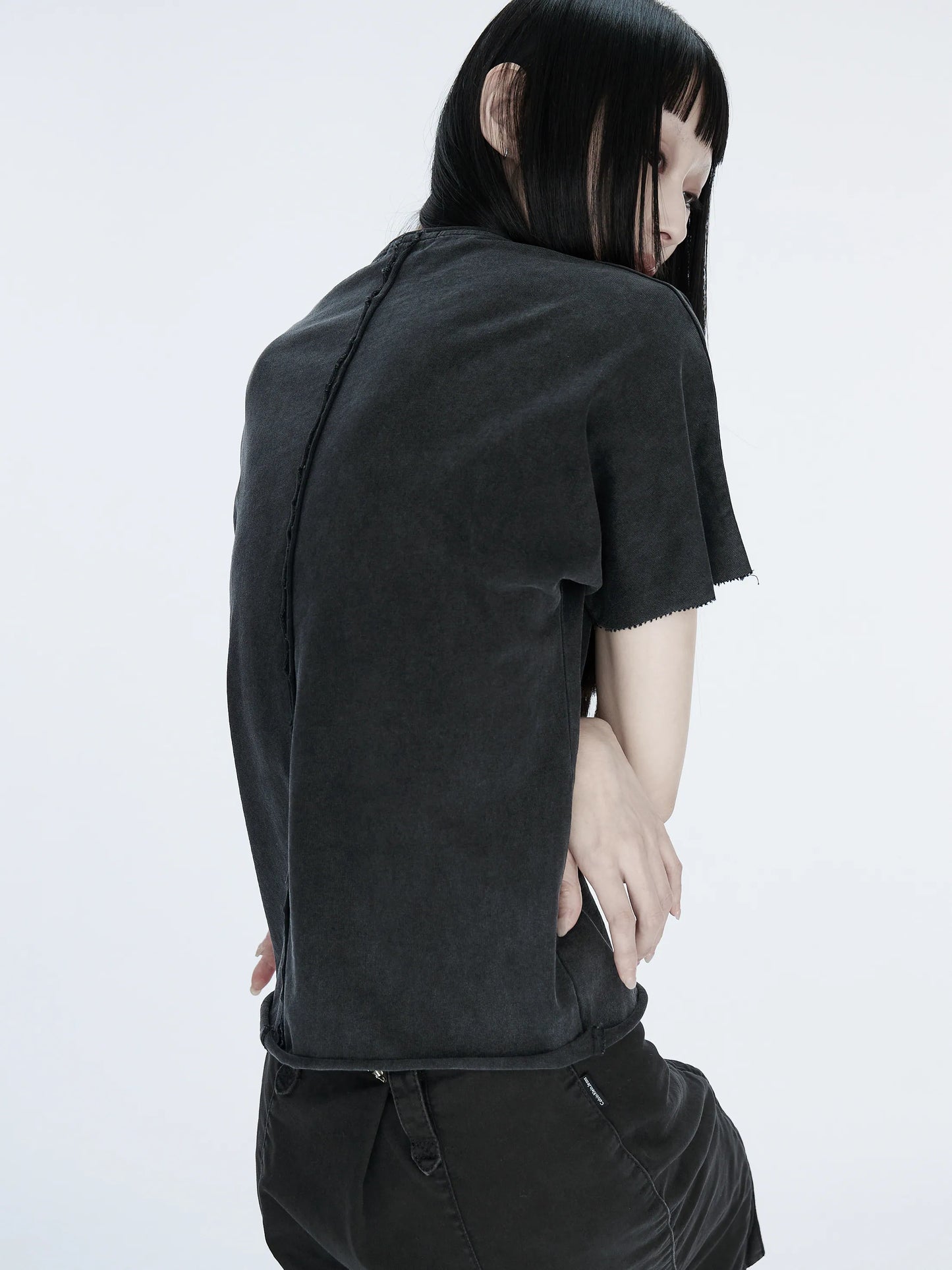 pip workspace_Raw Edge T-shirt (Grey)