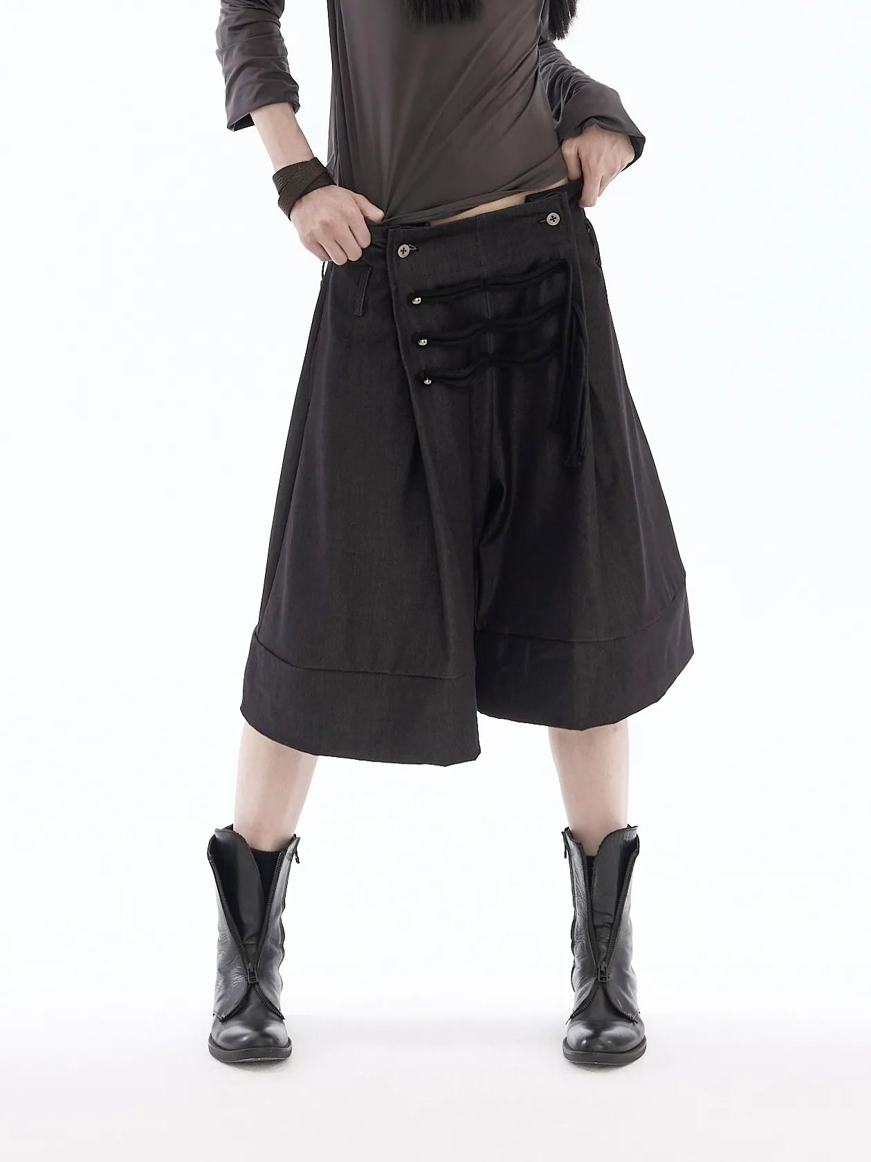 pip workspace_Corded Wide Short (Grey)