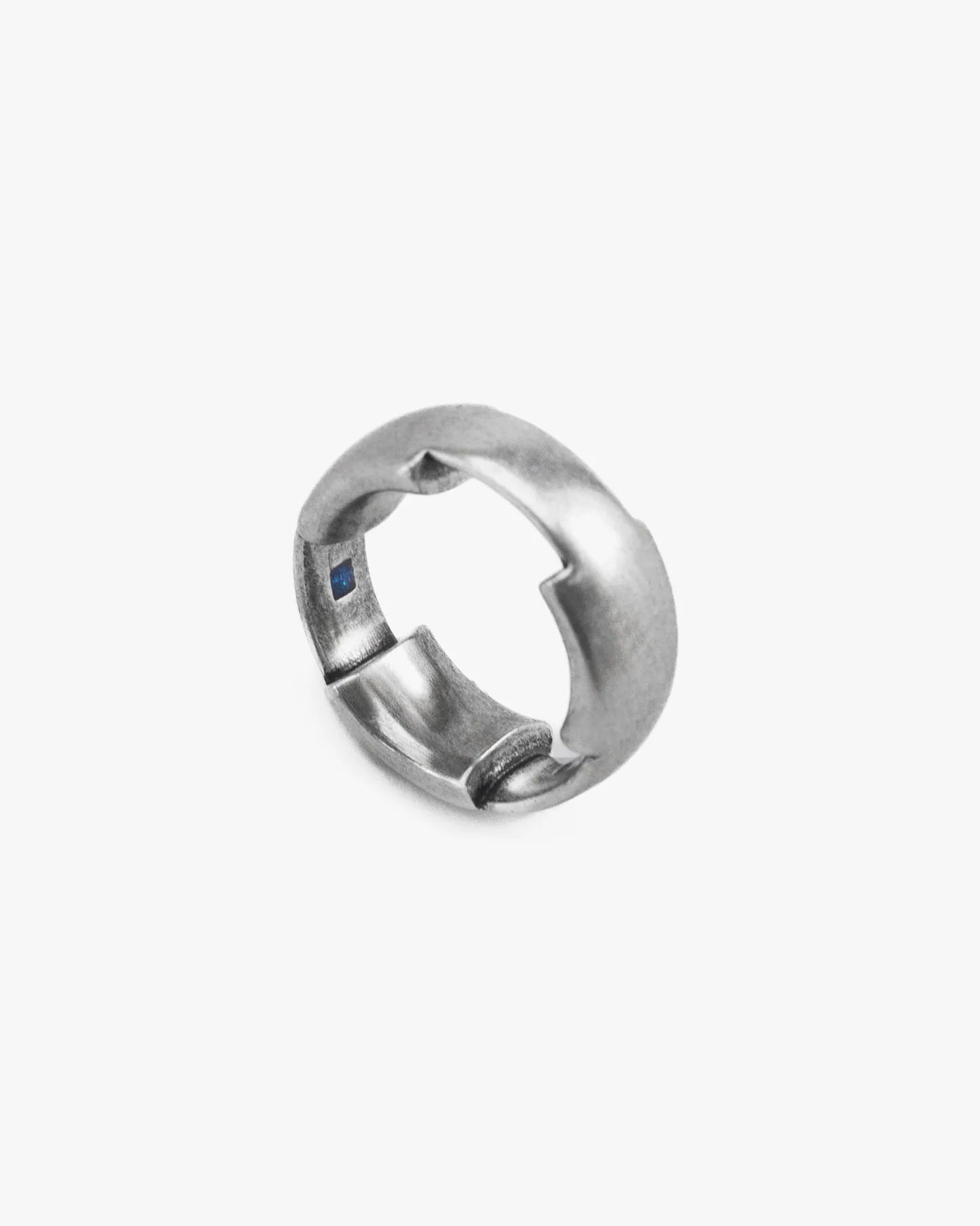 RECOVERY_RING WITH COLOR FILLING (Antique Silver)