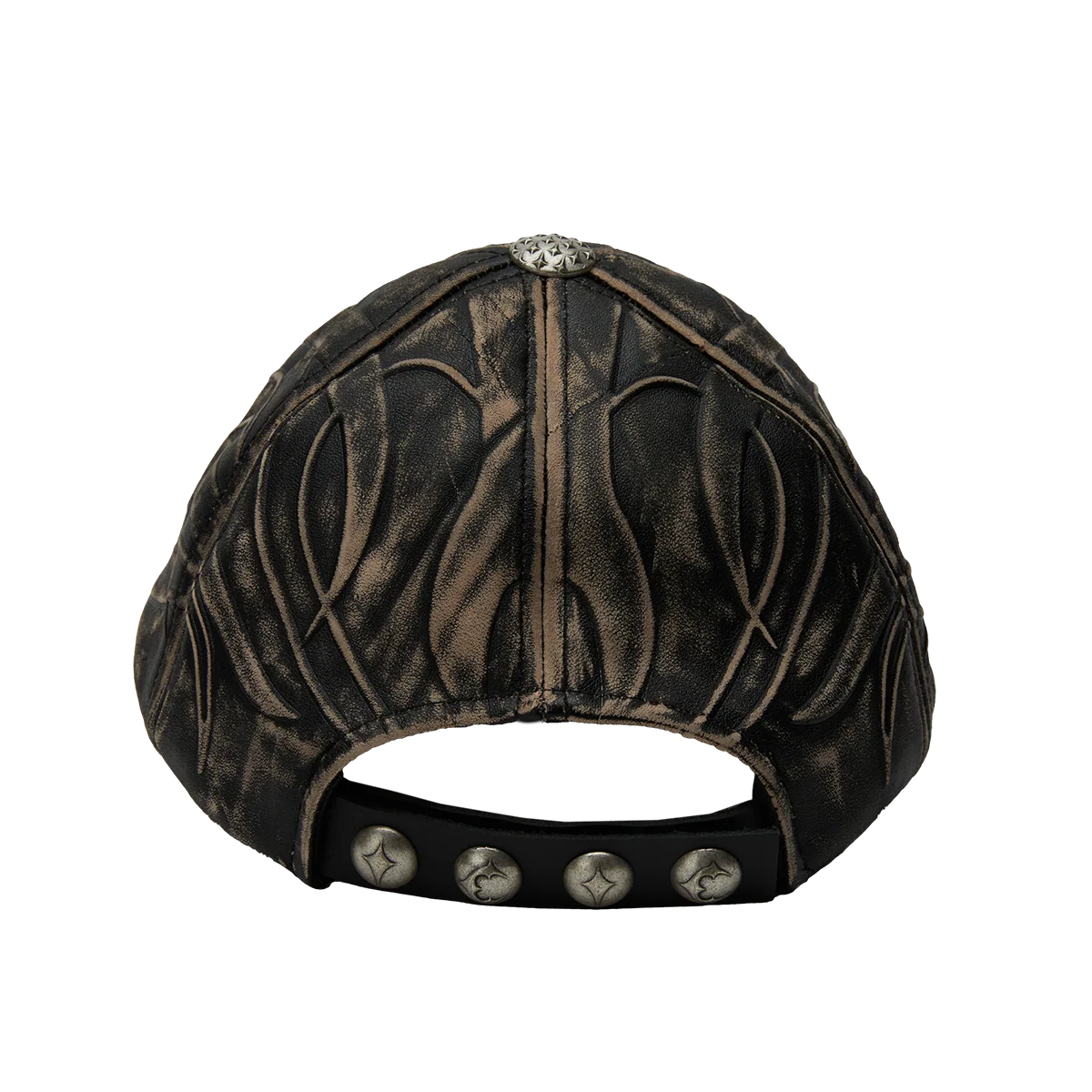Thug Club_TC Leather Chopper Cap (Black)