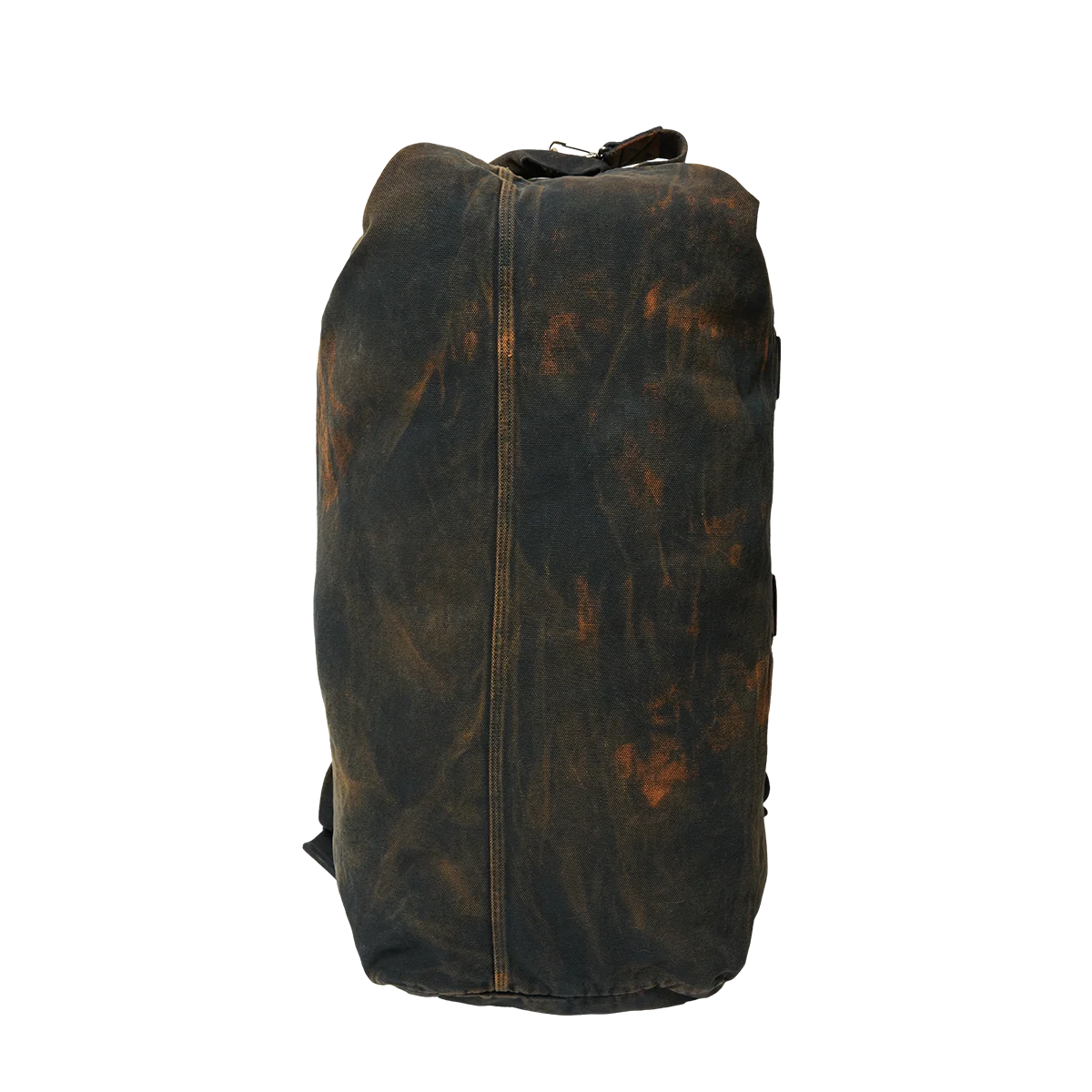 Thug Club_Two Tone Washed Canvas Duffle Bag (Rust Black)