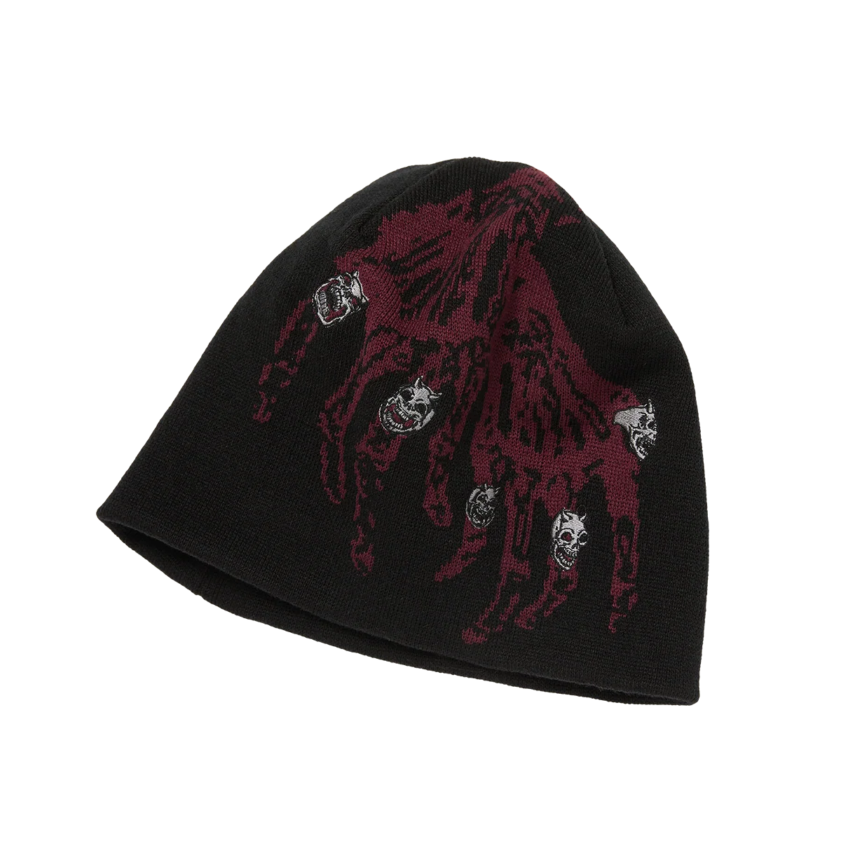 Thug Club_TC Bone Cross Beanie (Black)