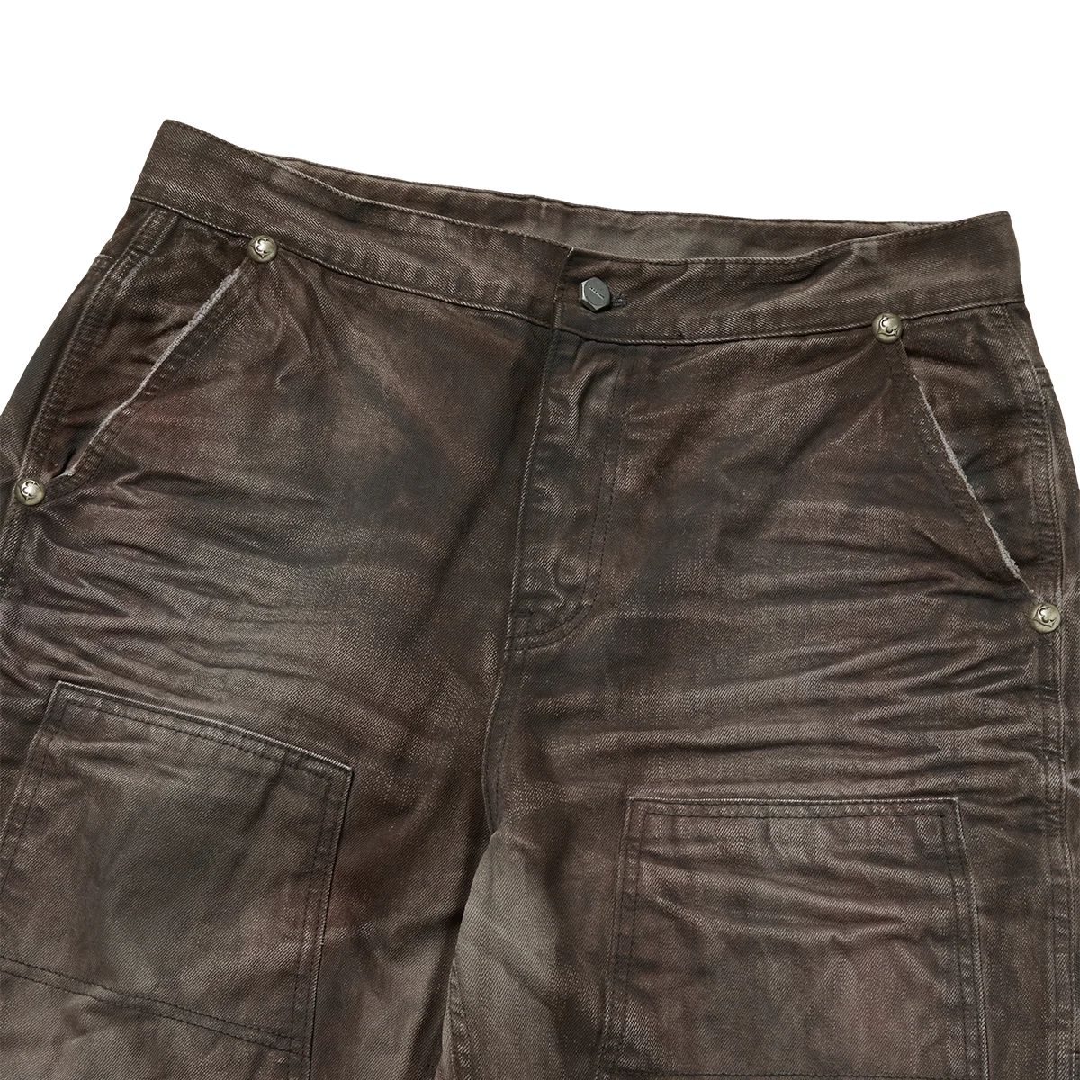 Thug Club_Two Tone Washed Carpenter Pants (Grey)
