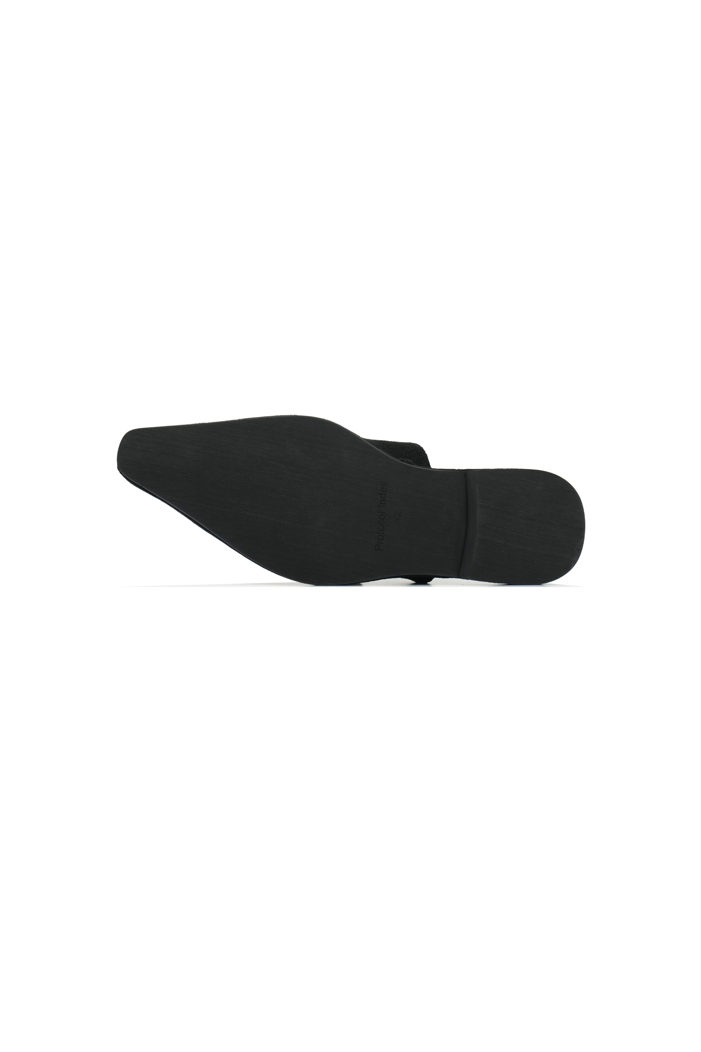 Protocol Index_Pointed Toe Hotel Slippers (Black)