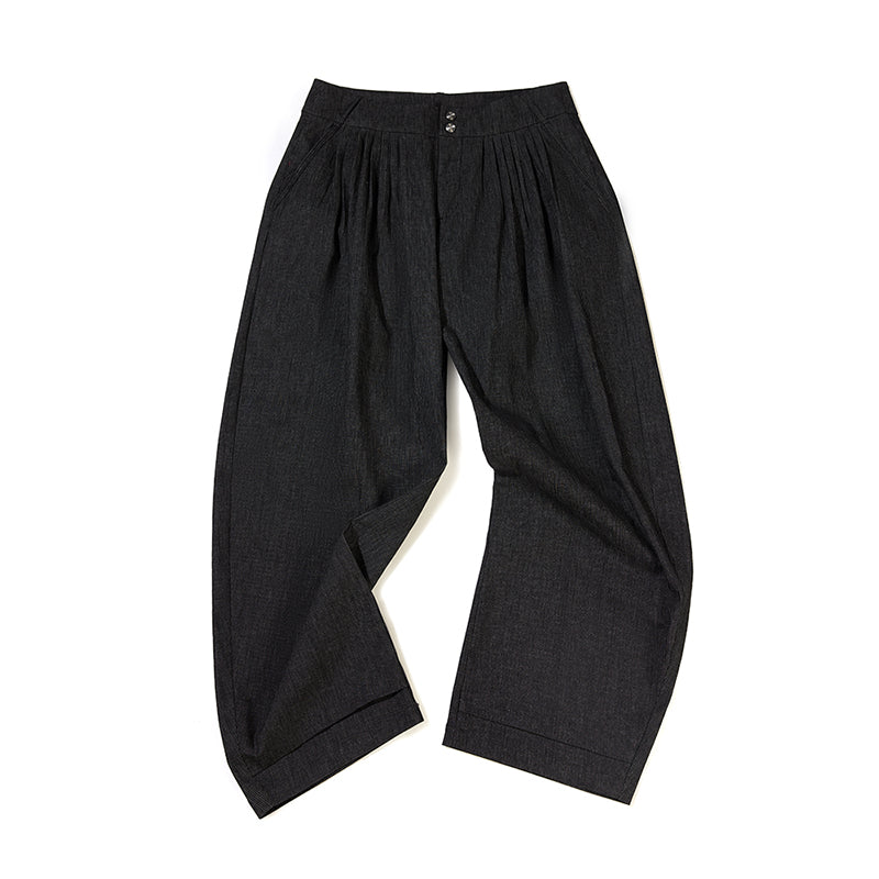 NOUVEAU PROJECT_DENIM CURVED PANTS (Black)