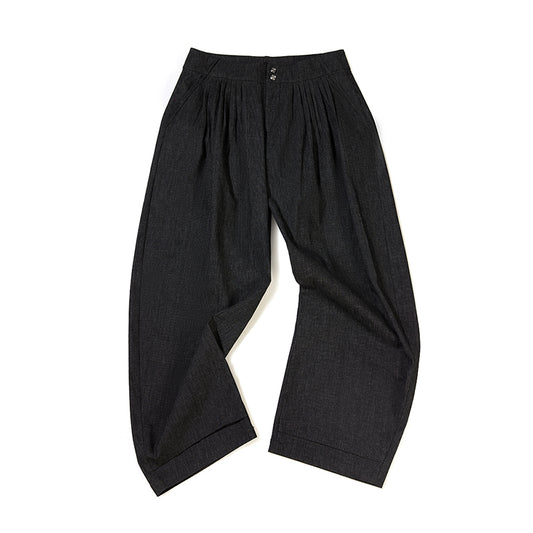 NOUVEAU PROJECT_DENIM CURVED PANTS (Black)