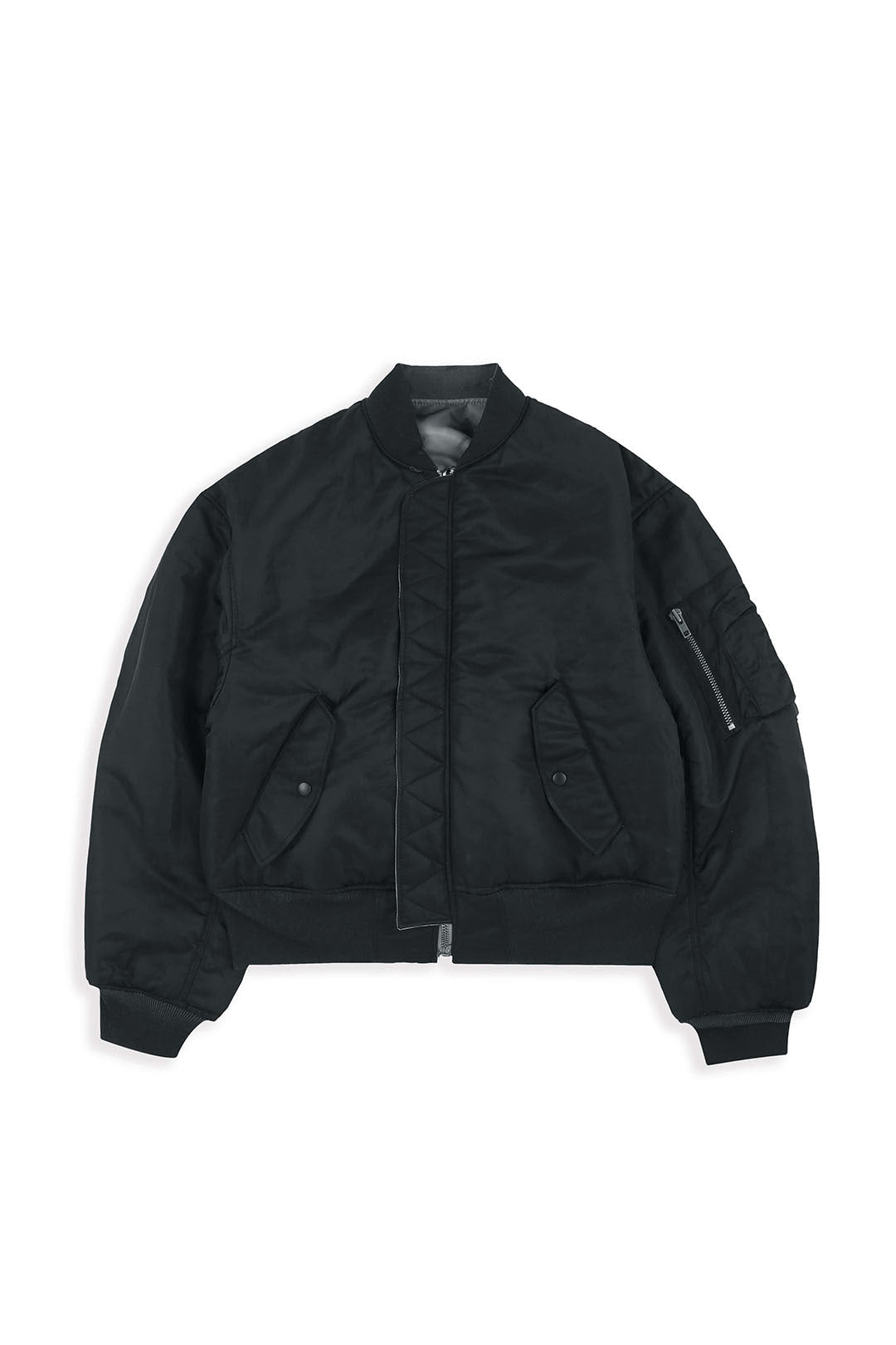Protocol Index_Graffiti Reversible Bomber Jacket (Khaki / Black)