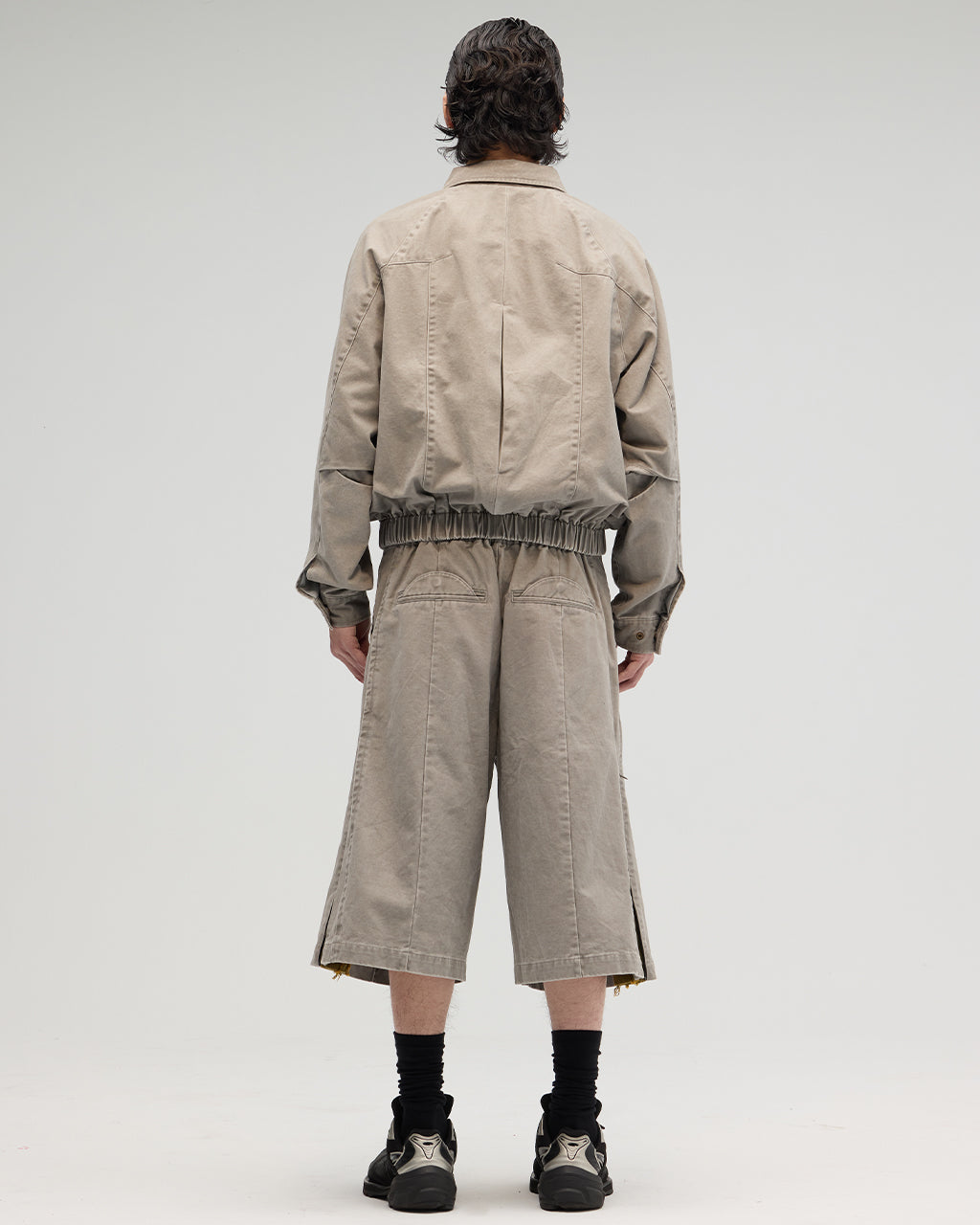 VACANT_Washed Slit Pants (Gray)