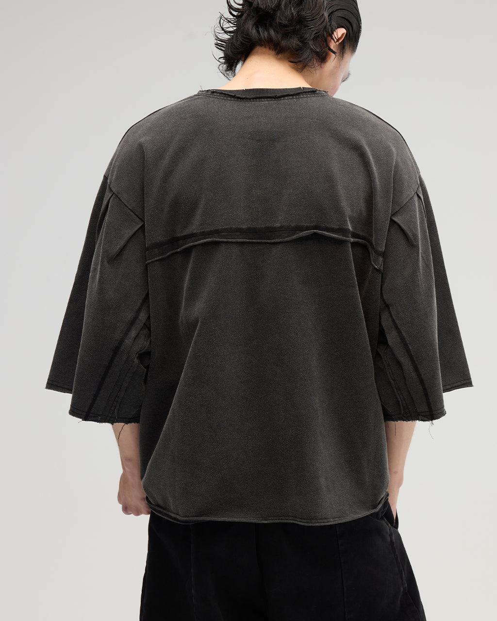 VACANT_Spliced Tee (Black)