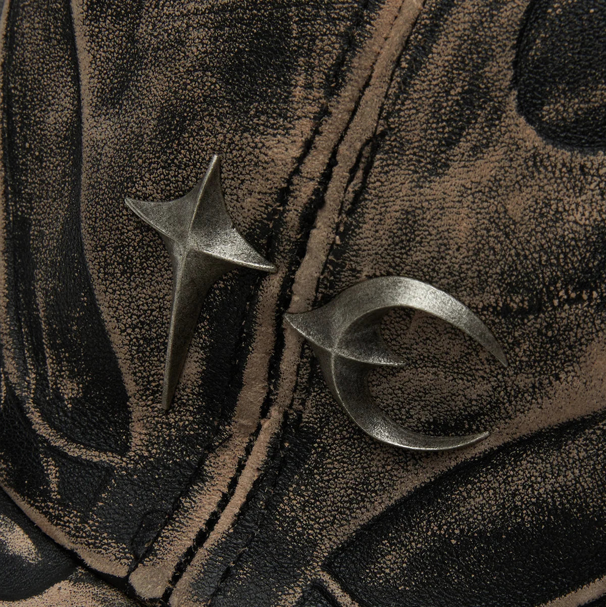 Thug Club_TC Leather Chopper Cap (Black)