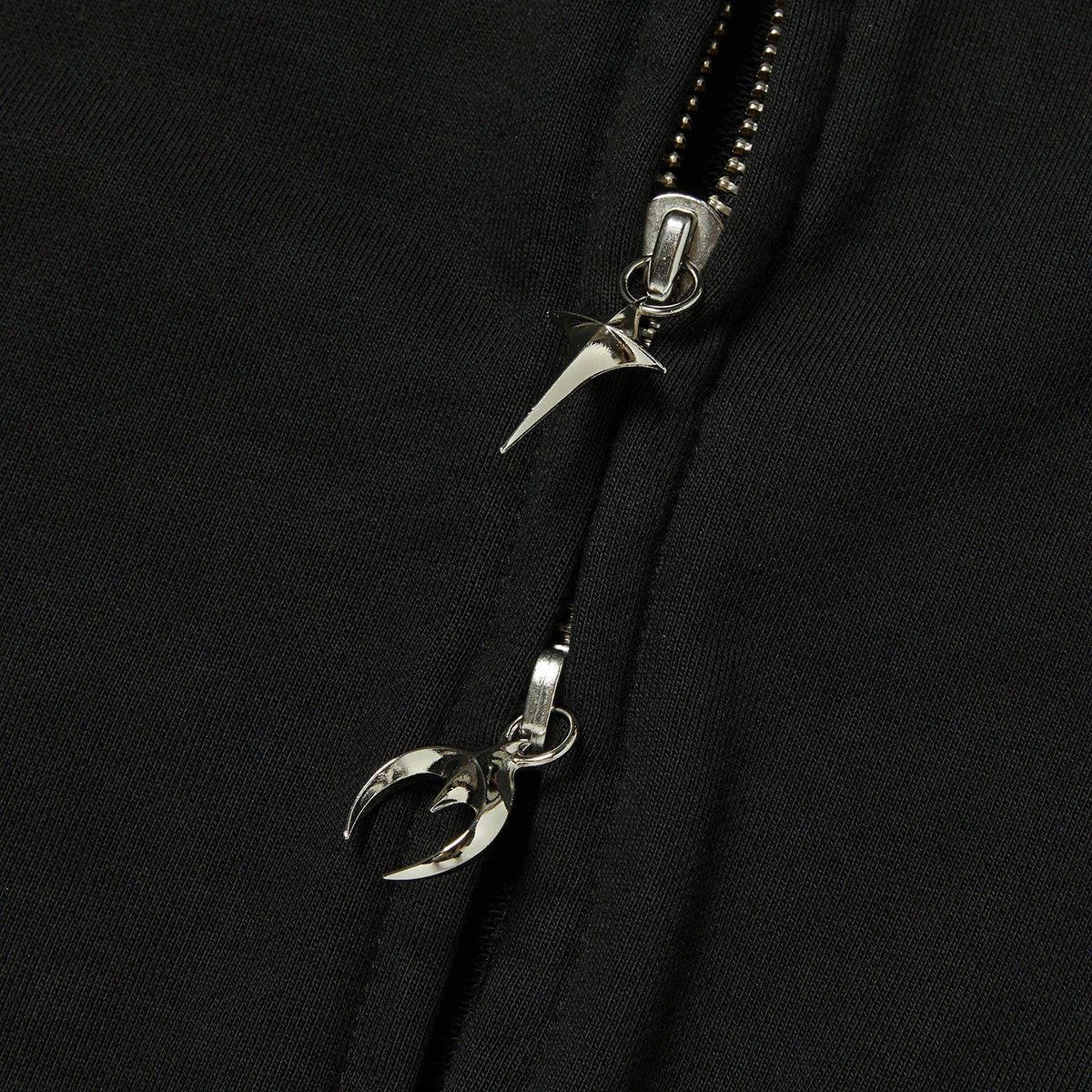 Thug Club_TC Two Face Fur Hooded Zip-Up (Black)