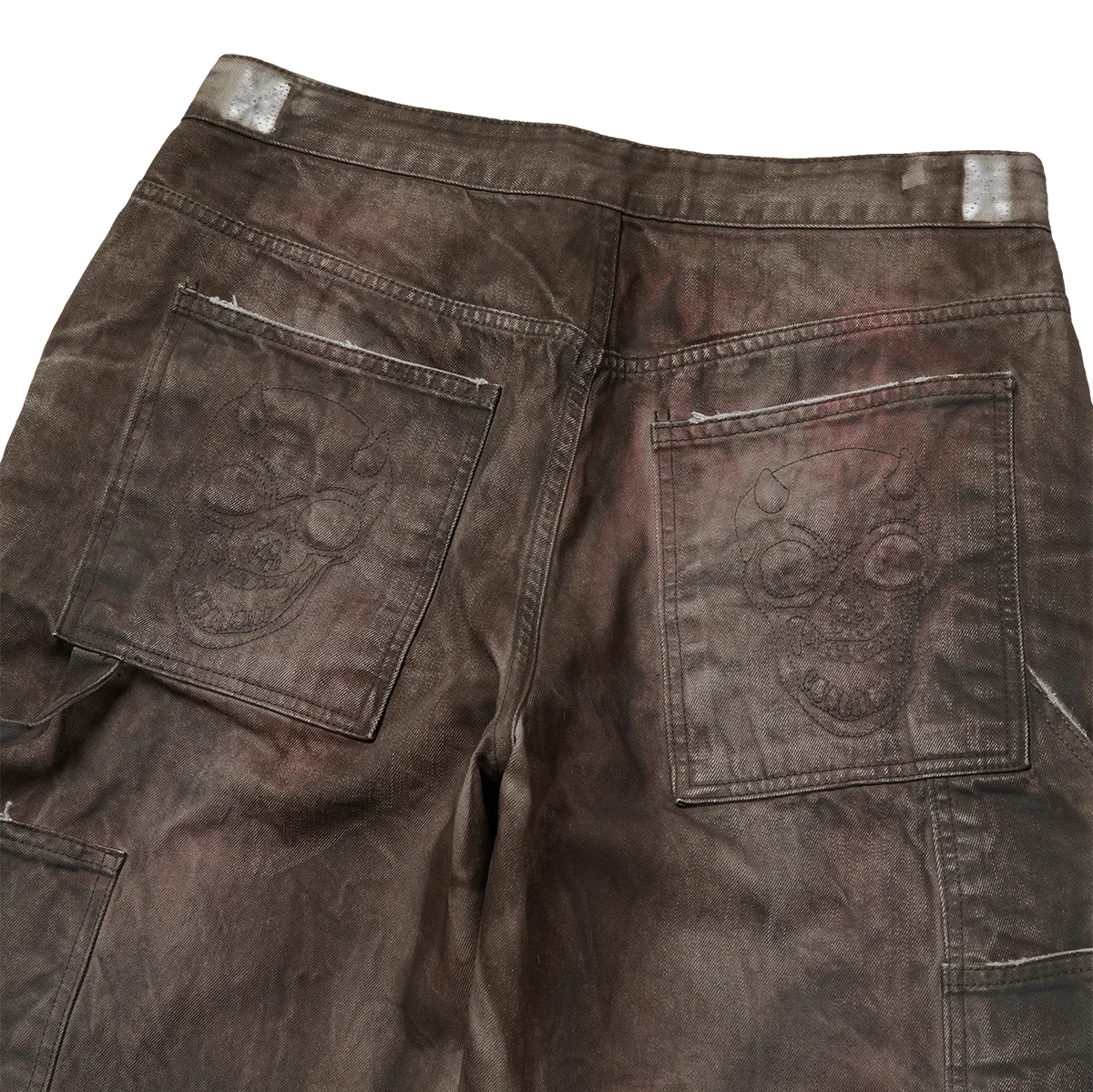 Thug Club_Two Tone Washed Carpenter Pants (Grey)