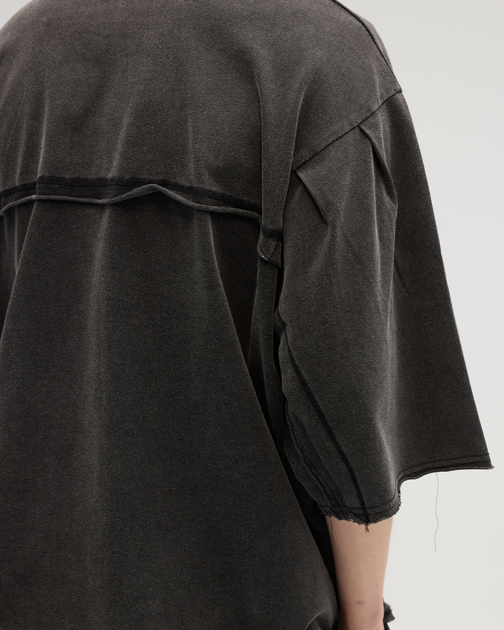 VACANT_Spliced Tee (Black)