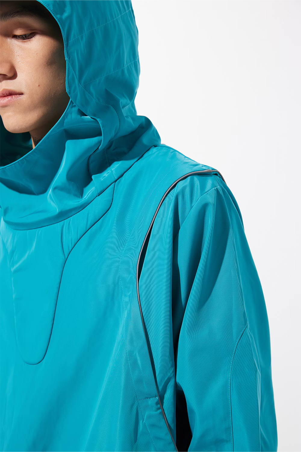 NOUVEAU PROJECT_BACK-VENT ANORAK 2.0 (DarkCyan)