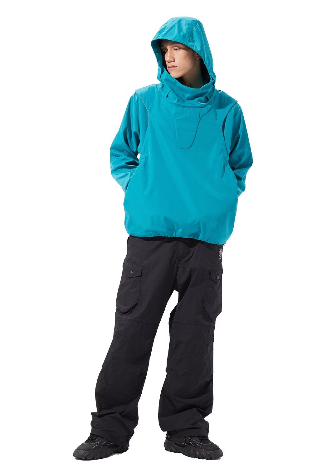 NOUVEAU PROJECT_BACK-VENT ANORAK 2.0 (DarkCyan)