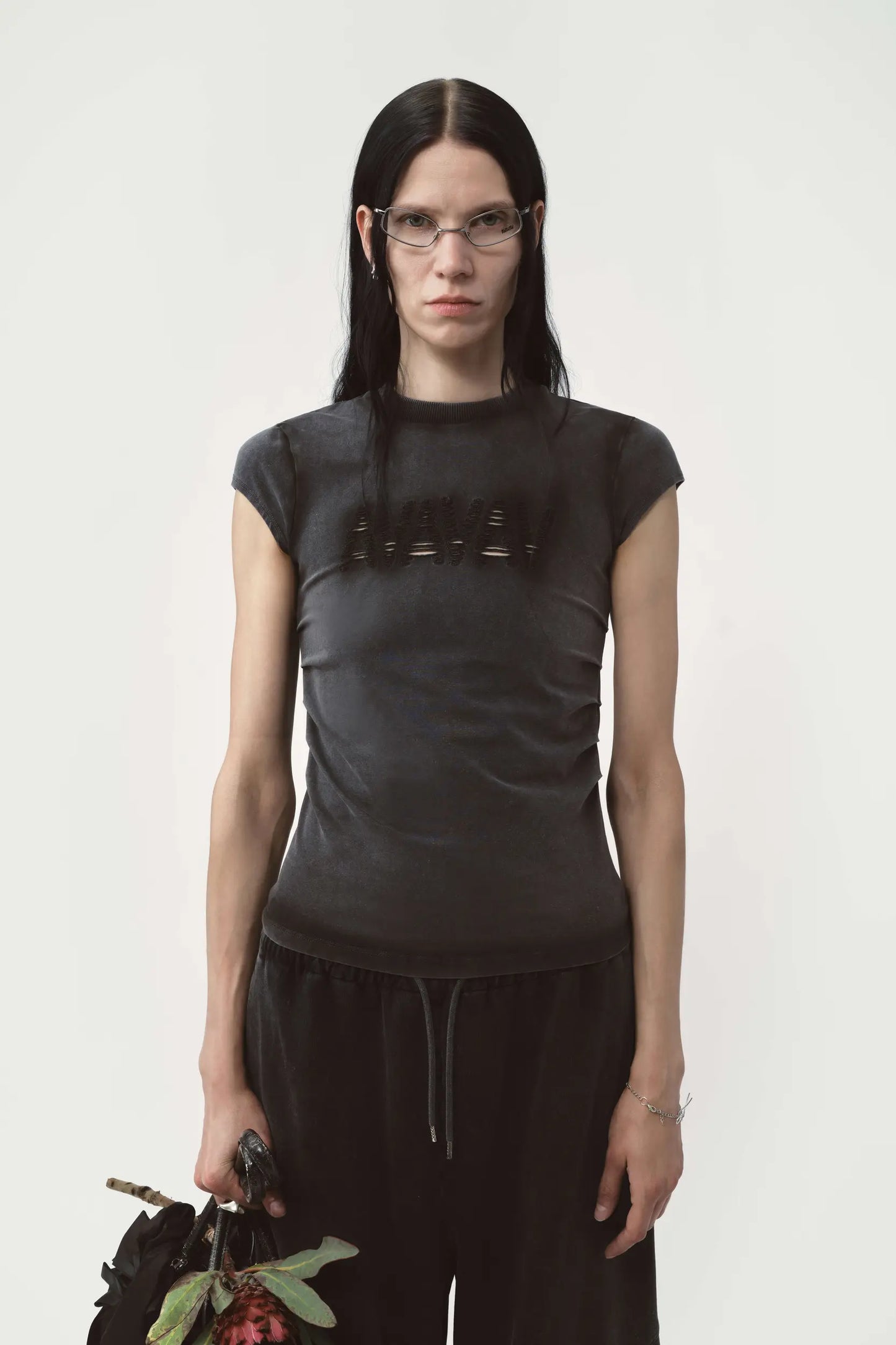AVAVAV_BABY AV-LOGO T-SHIRT (Black)