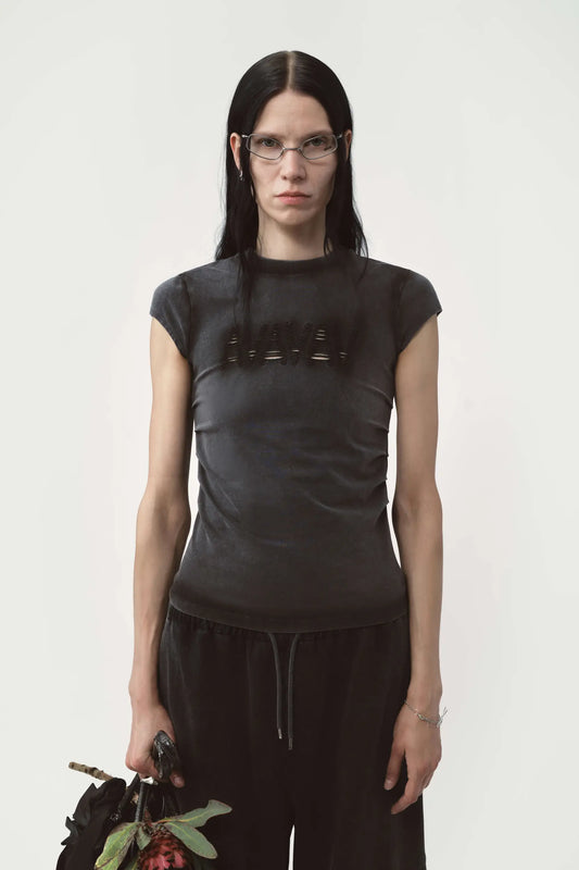 AVAVAV_BABY AV-LOGO T-SHIRT (Black)