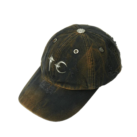Thug Club_TC Two Tone Washed Cap (Rust Black)
