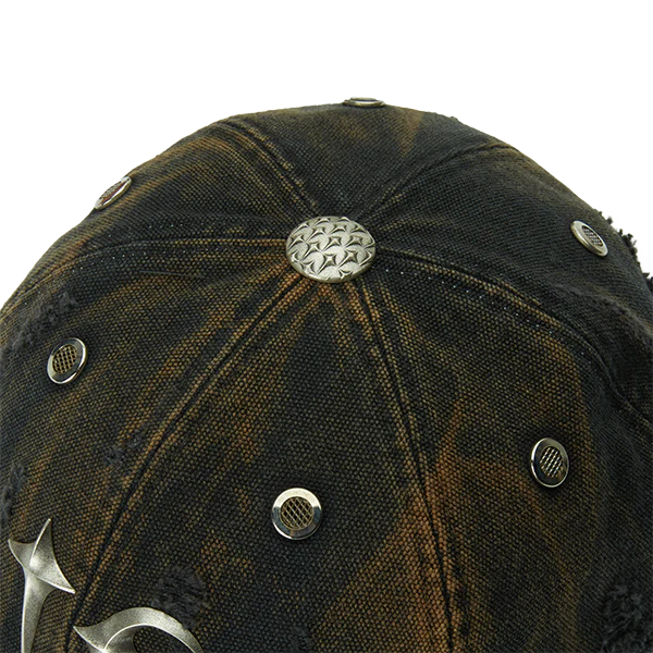 Thug Club_TC Two Tone Washed Cap (Rust Black)