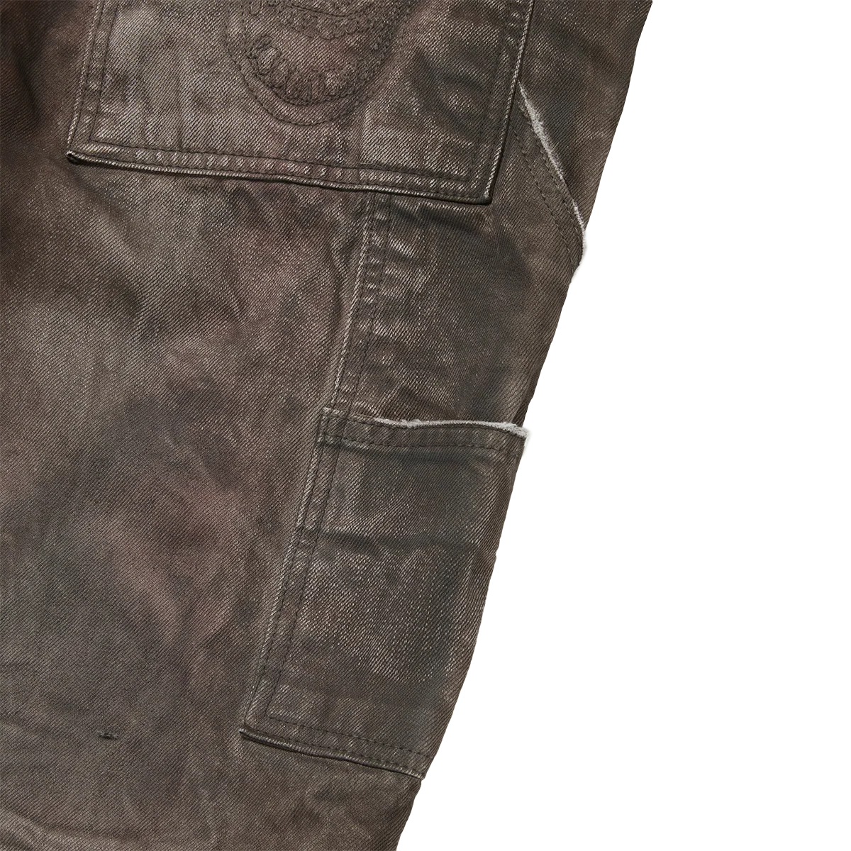 Thug Club_Two Tone Washed Carpenter Pants (Grey)