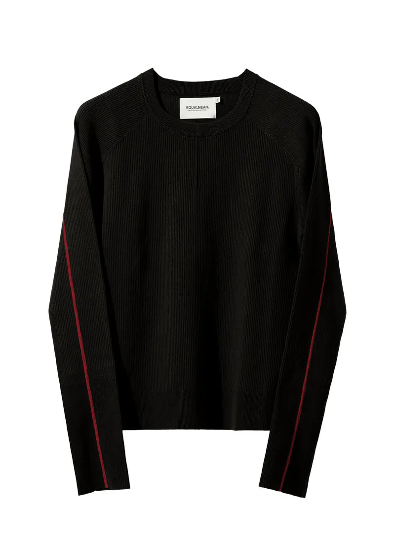 EQUALNEAR_Trails Knit Sweater (Black)