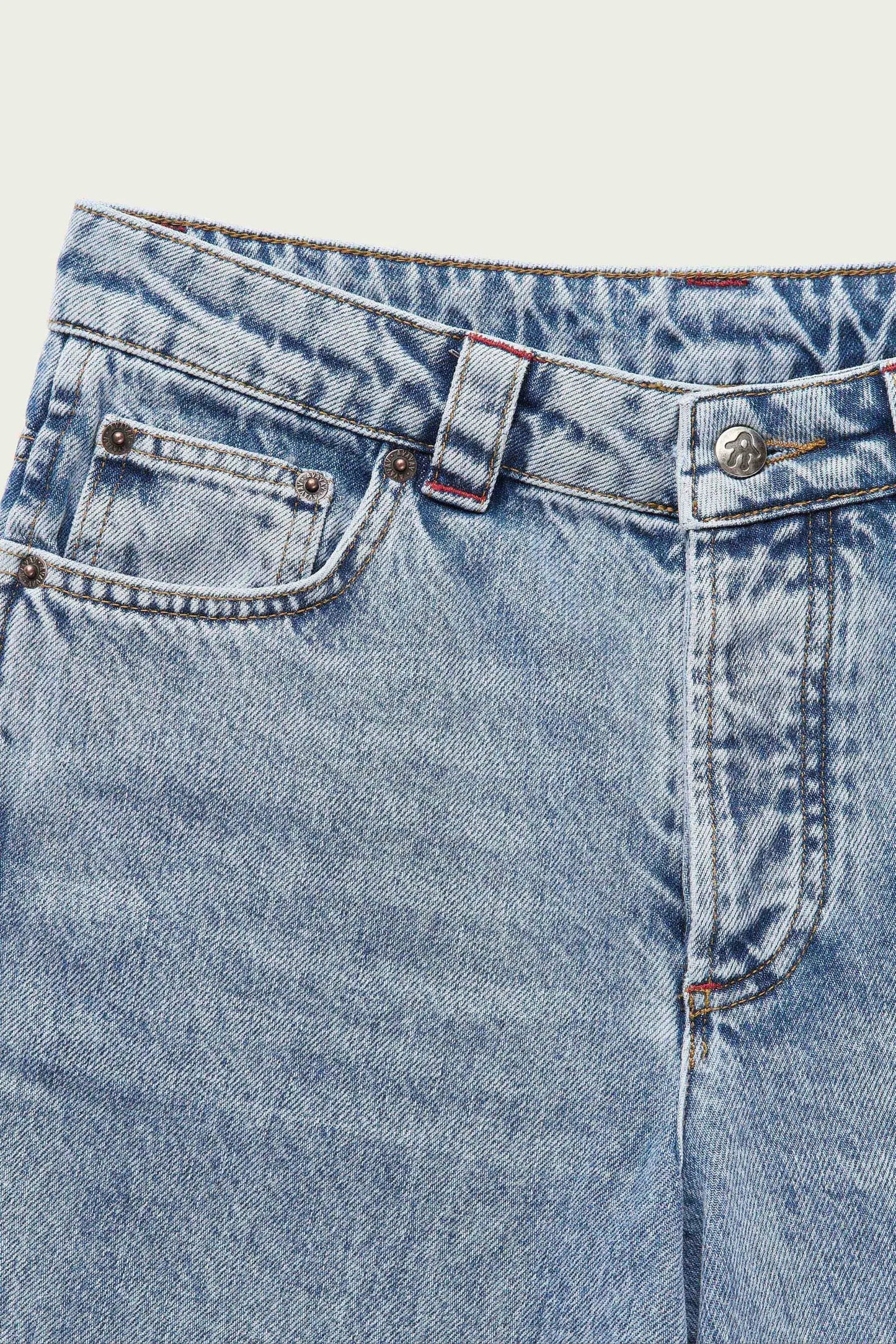 AVAVAV_AVAVAV PLEATED JEANS (Blue)