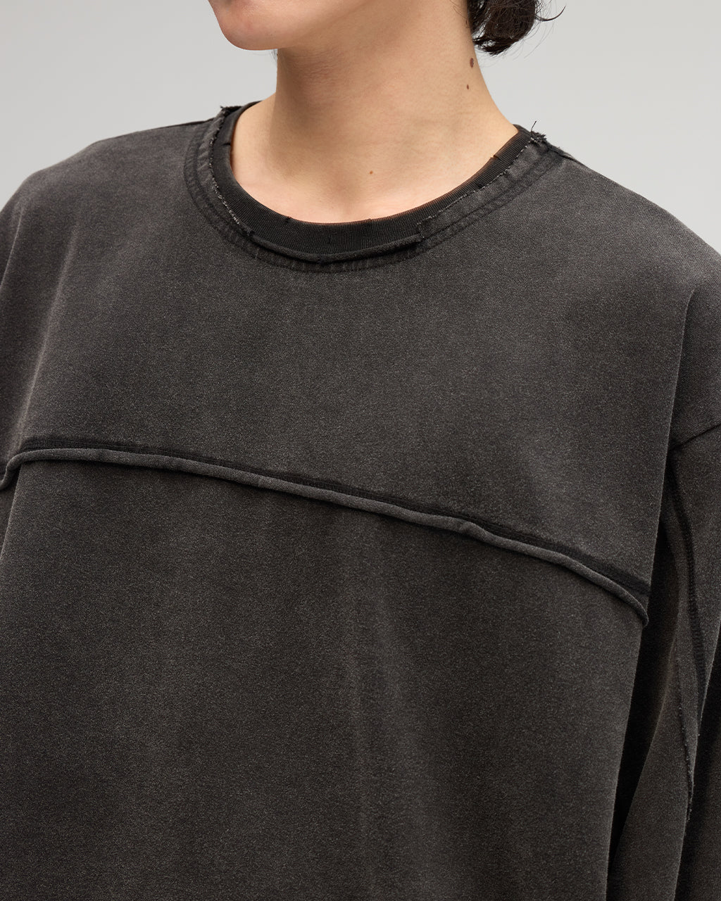 VACANT_Spliced Tee (Black)