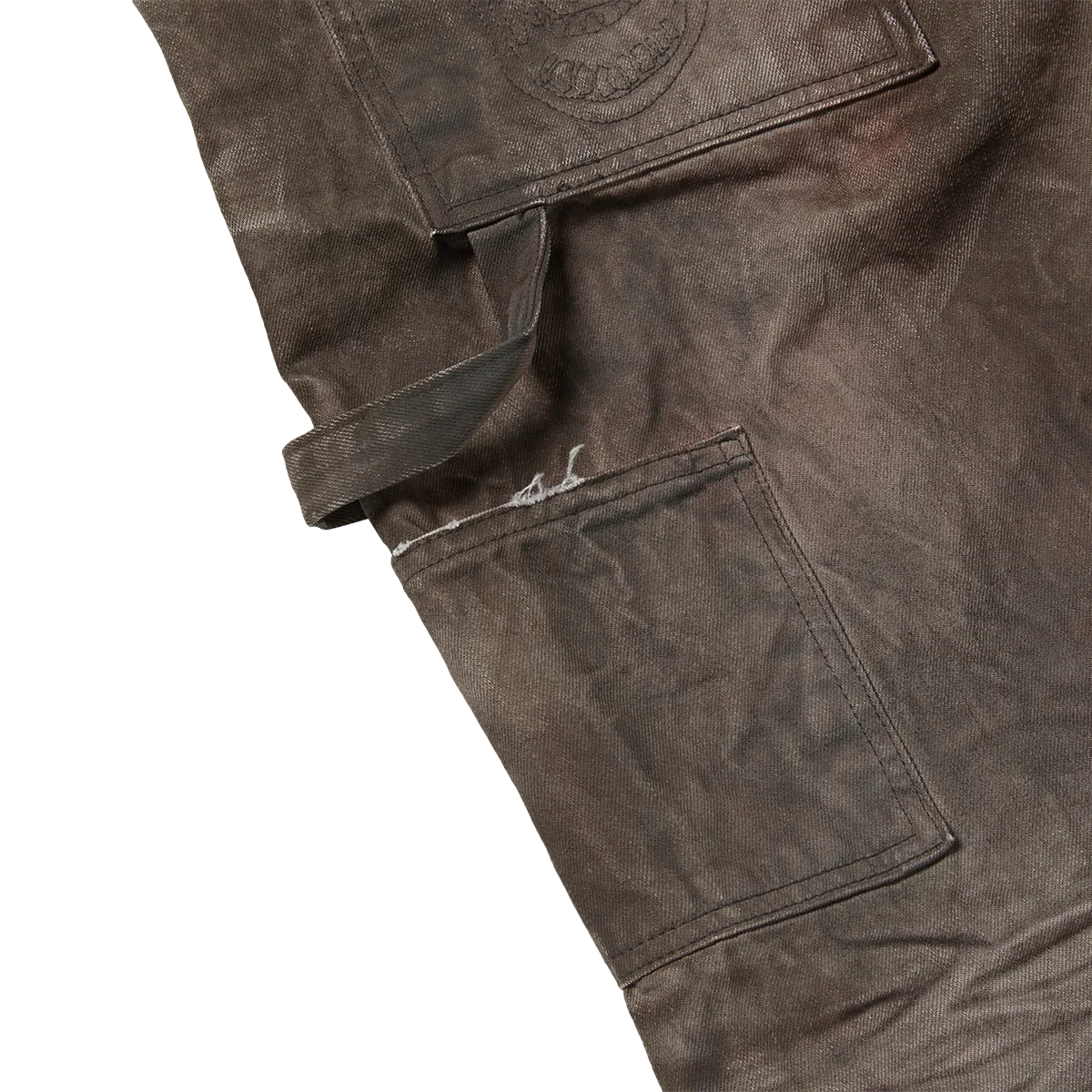 Thug Club_Two Tone Washed Carpenter Pants (Grey)