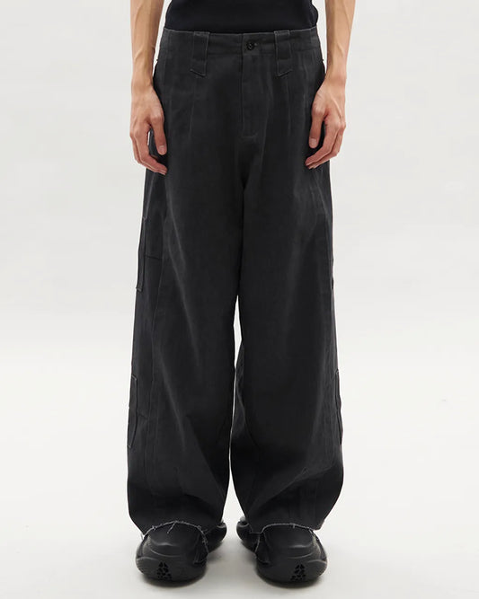 VACANT_Denim Pants (Black)