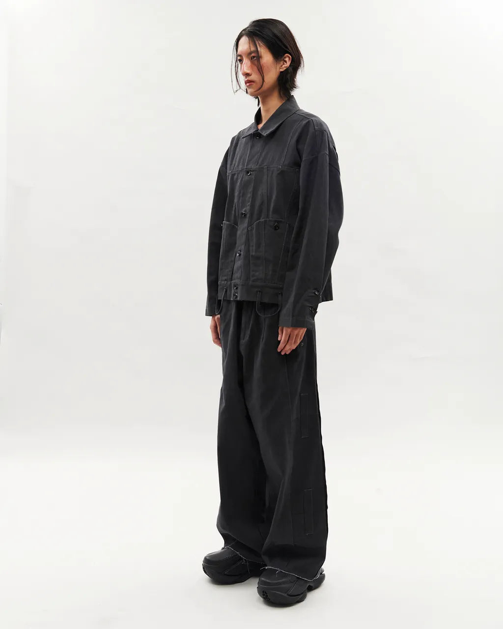 VACANT_Denim Pants (Black)