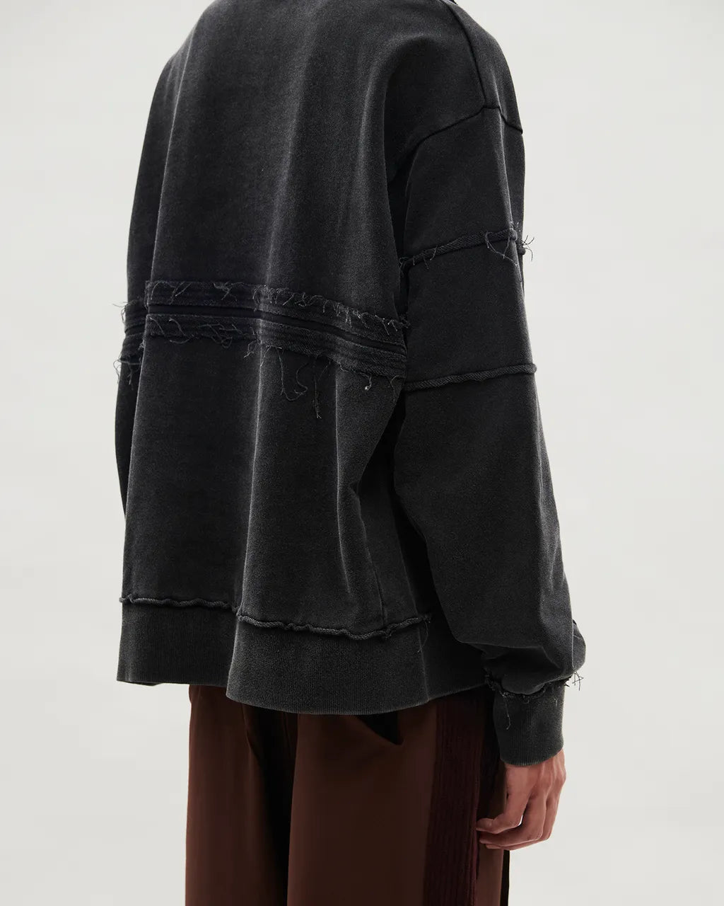 VACANT_Washed Sweater (Black)