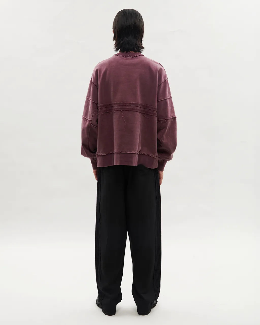 VACANT_Washed Sweater (Burgundy)