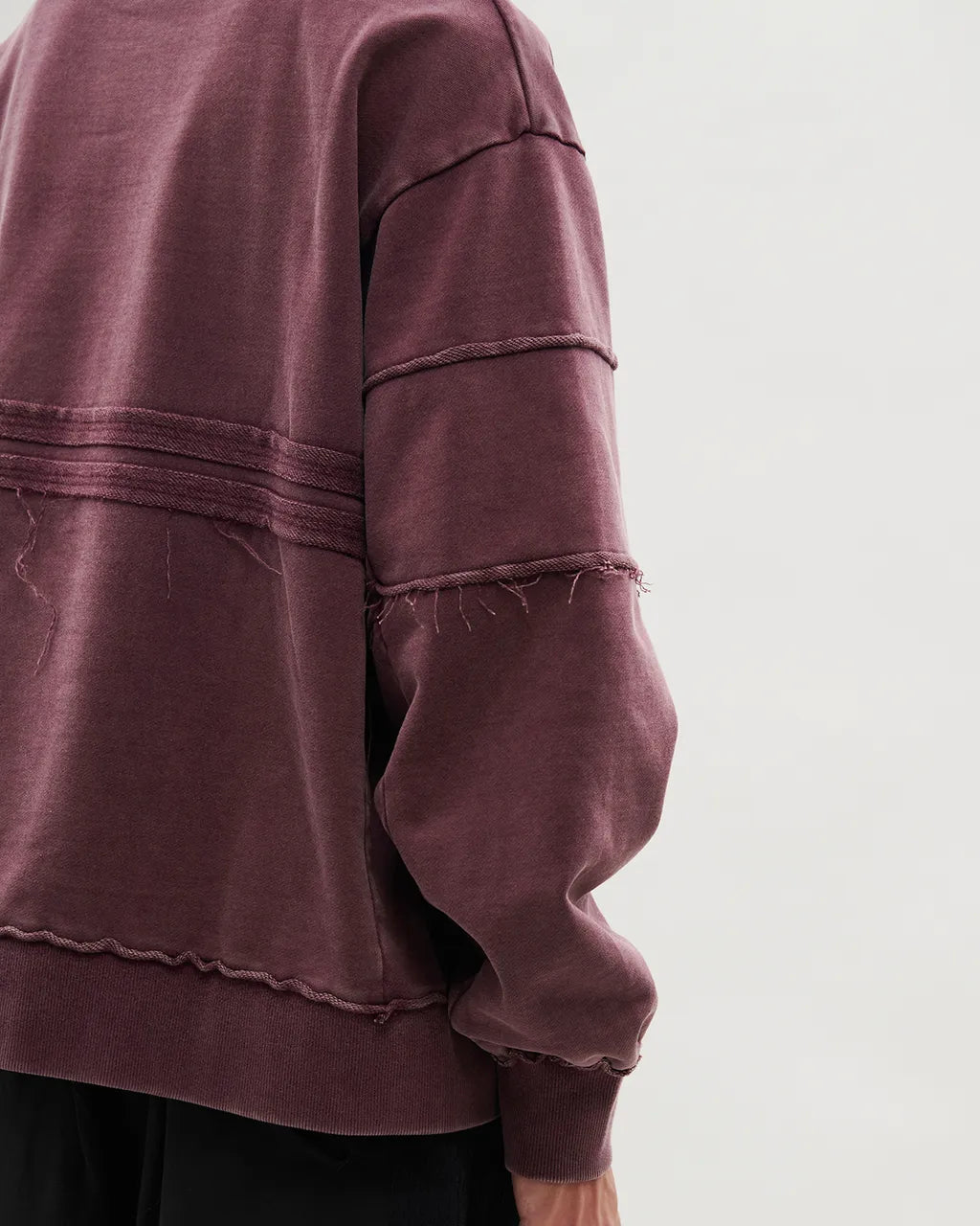 VACANT_Washed Sweater (Burgundy)