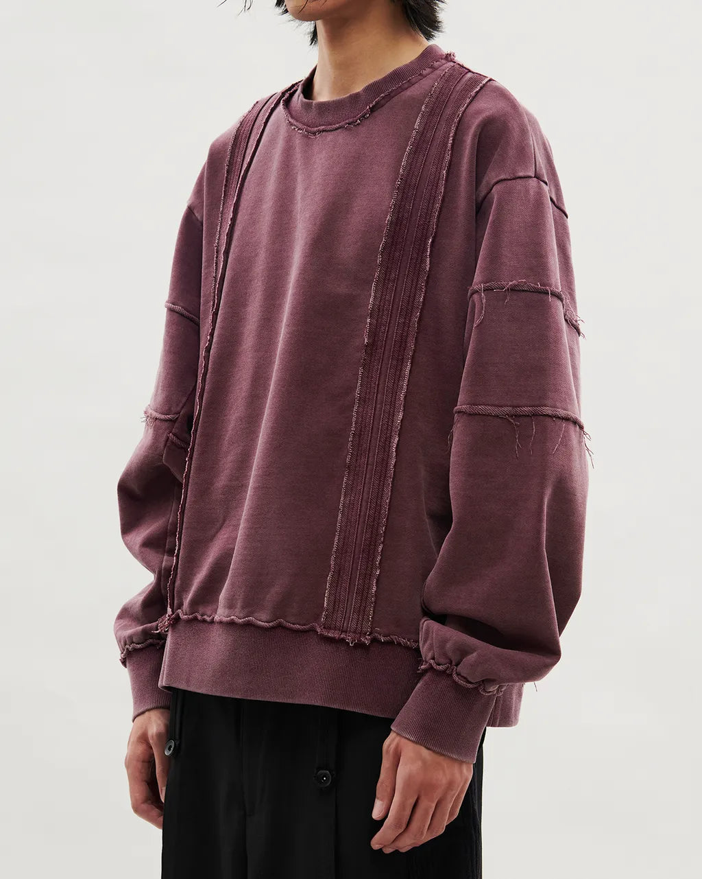 VACANT_Washed Sweater (Burgundy)