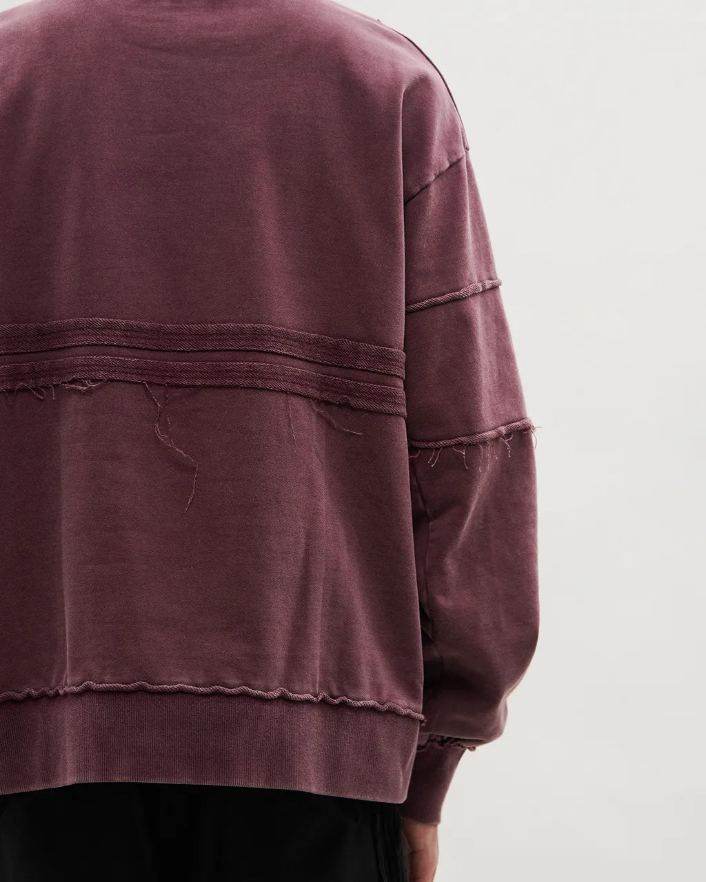 VACANT_Washed Sweater (Burgundy)