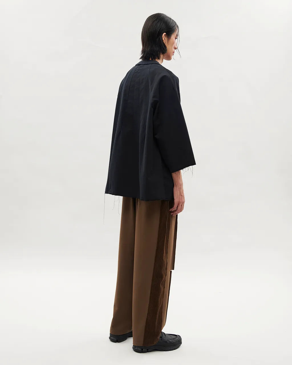 VACANT_Spliced Pants (Khaki)