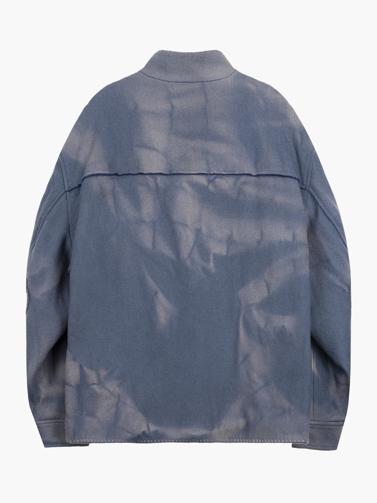 JiyongKim_Sun-Bleached Blanket Jacket (Blue)