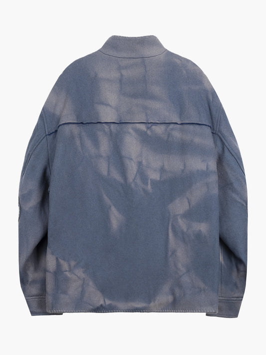 JiyongKim_Sun-Bleached Blanket Jacket (Blue)