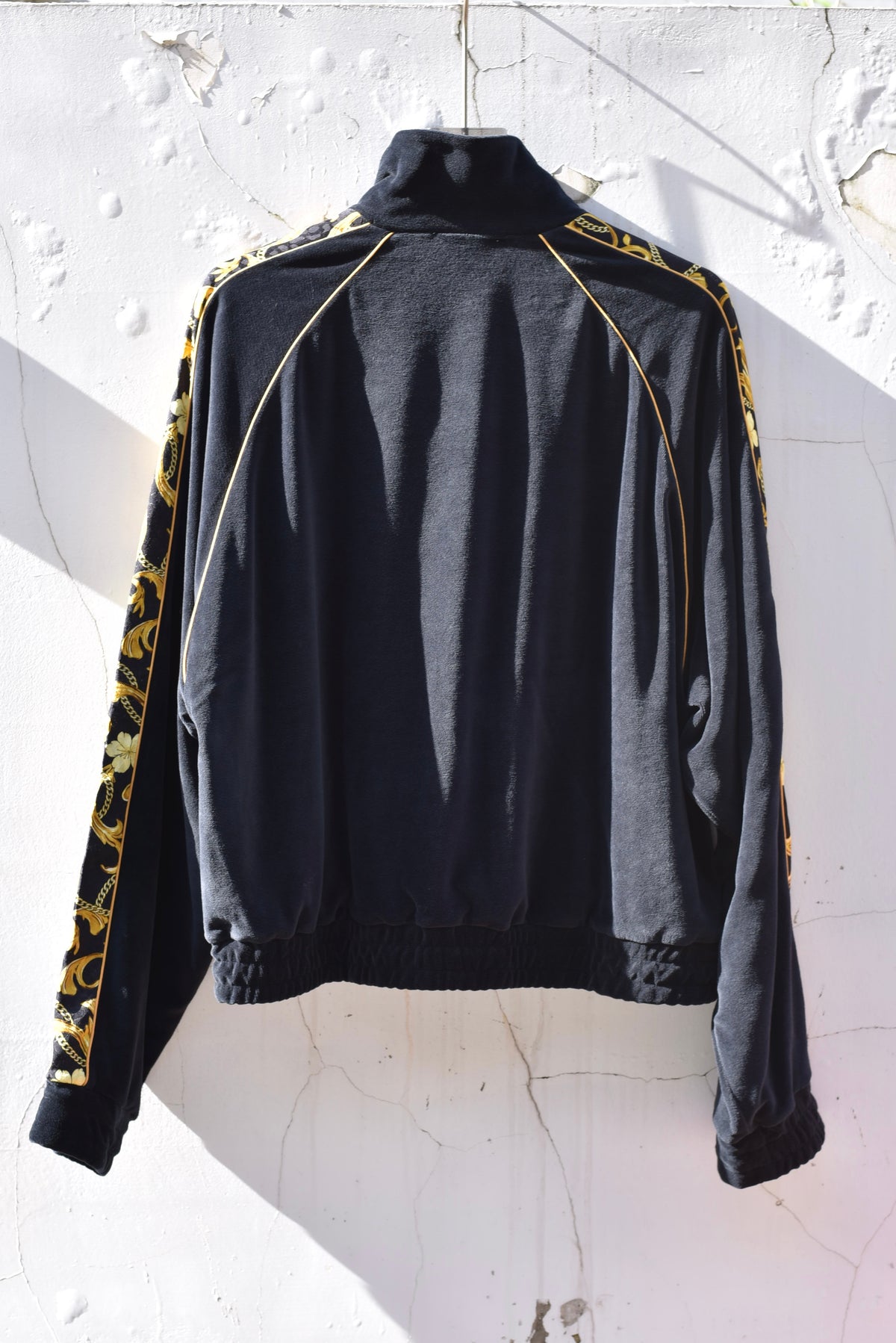 LU'U DAN_Supa-Sleaze Track Jacket (Baroque Black)