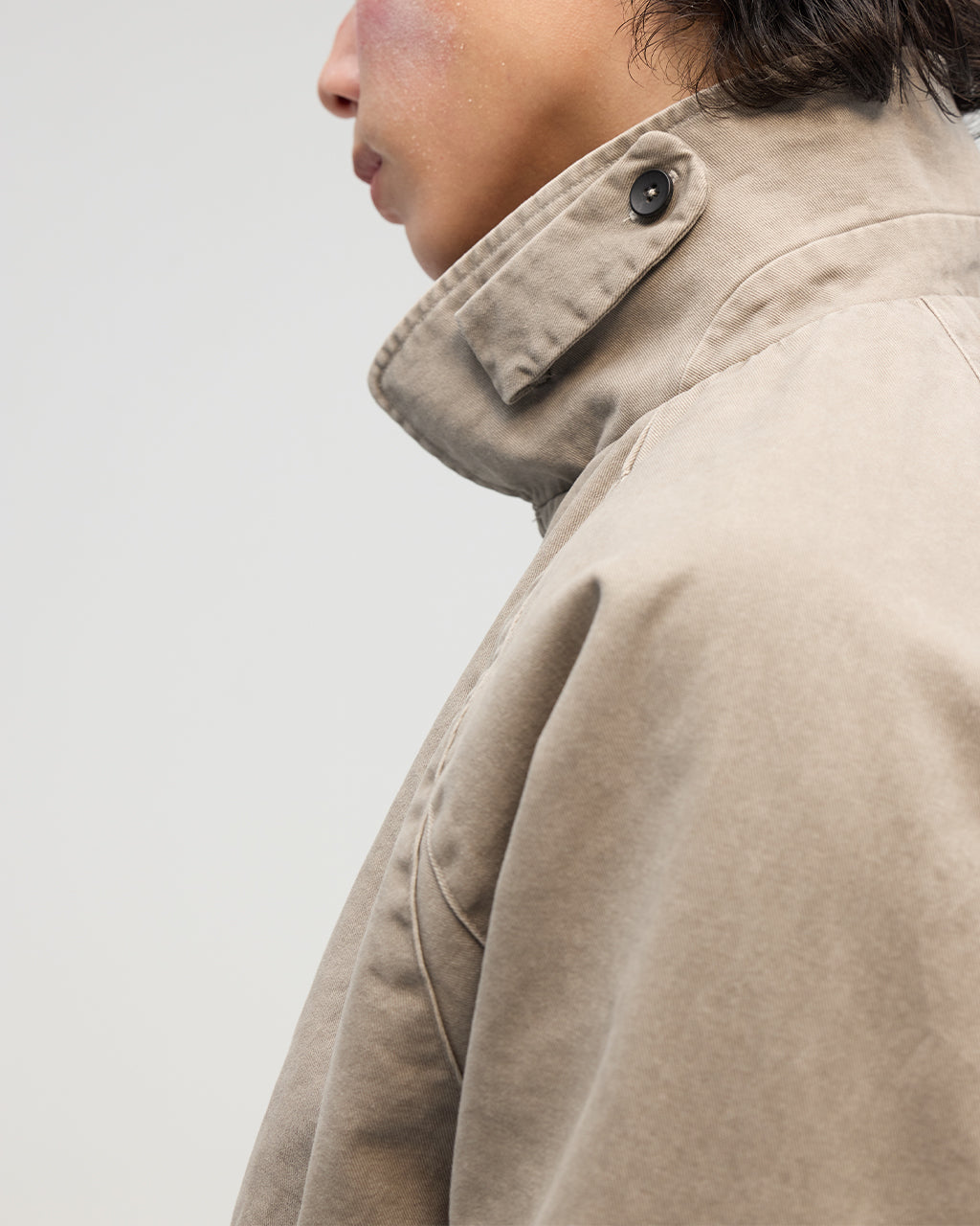 VACANT_Washed Harrington Jacket (Gray)