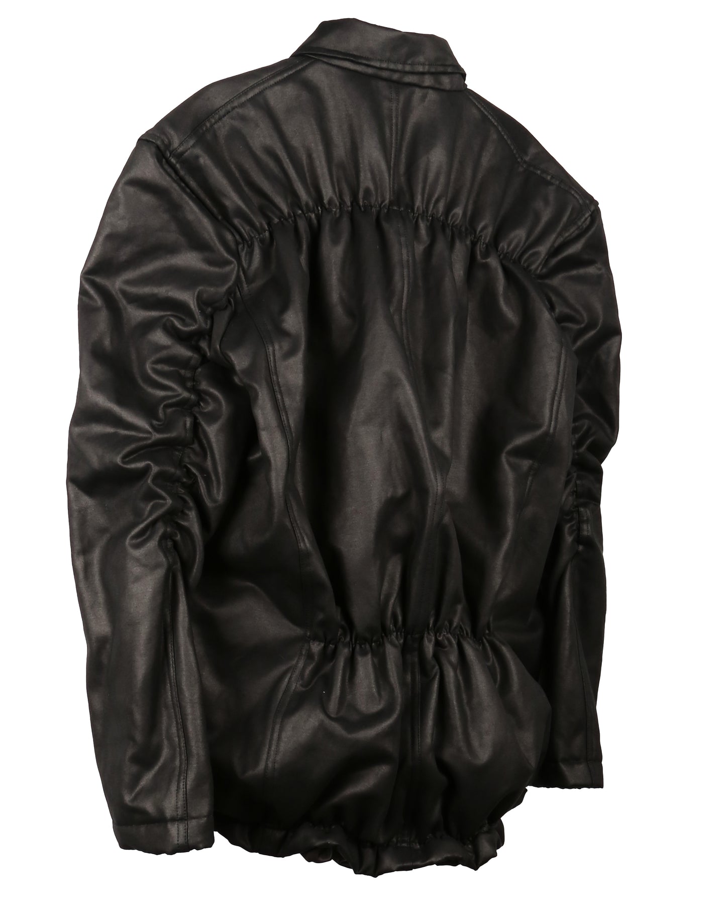 aenrmous_WRINKLE SEAM BLAZER (Black)