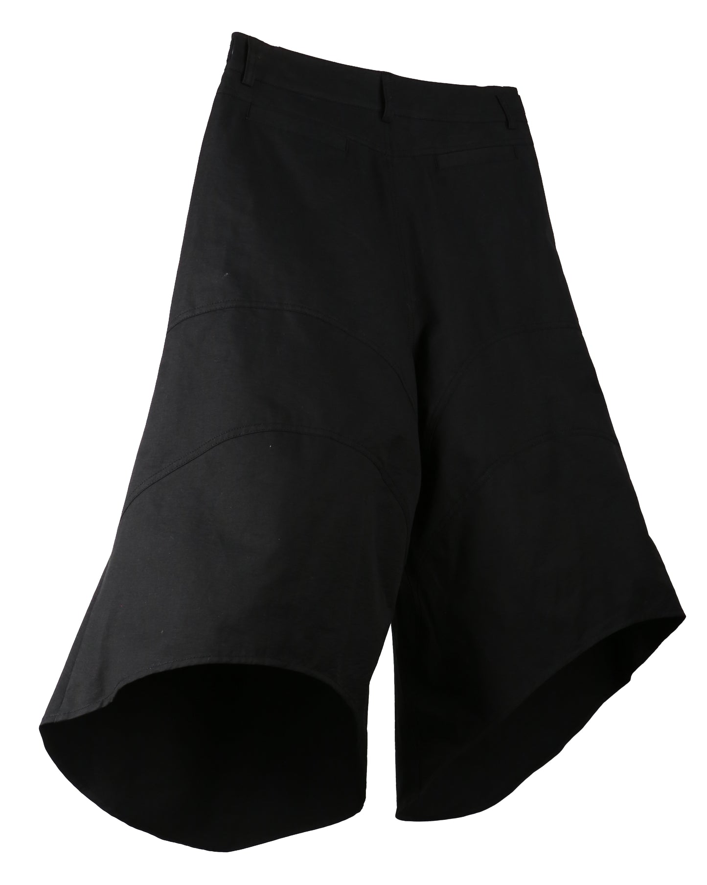 aenrmous_OVER KNEE SHORTS (Black)