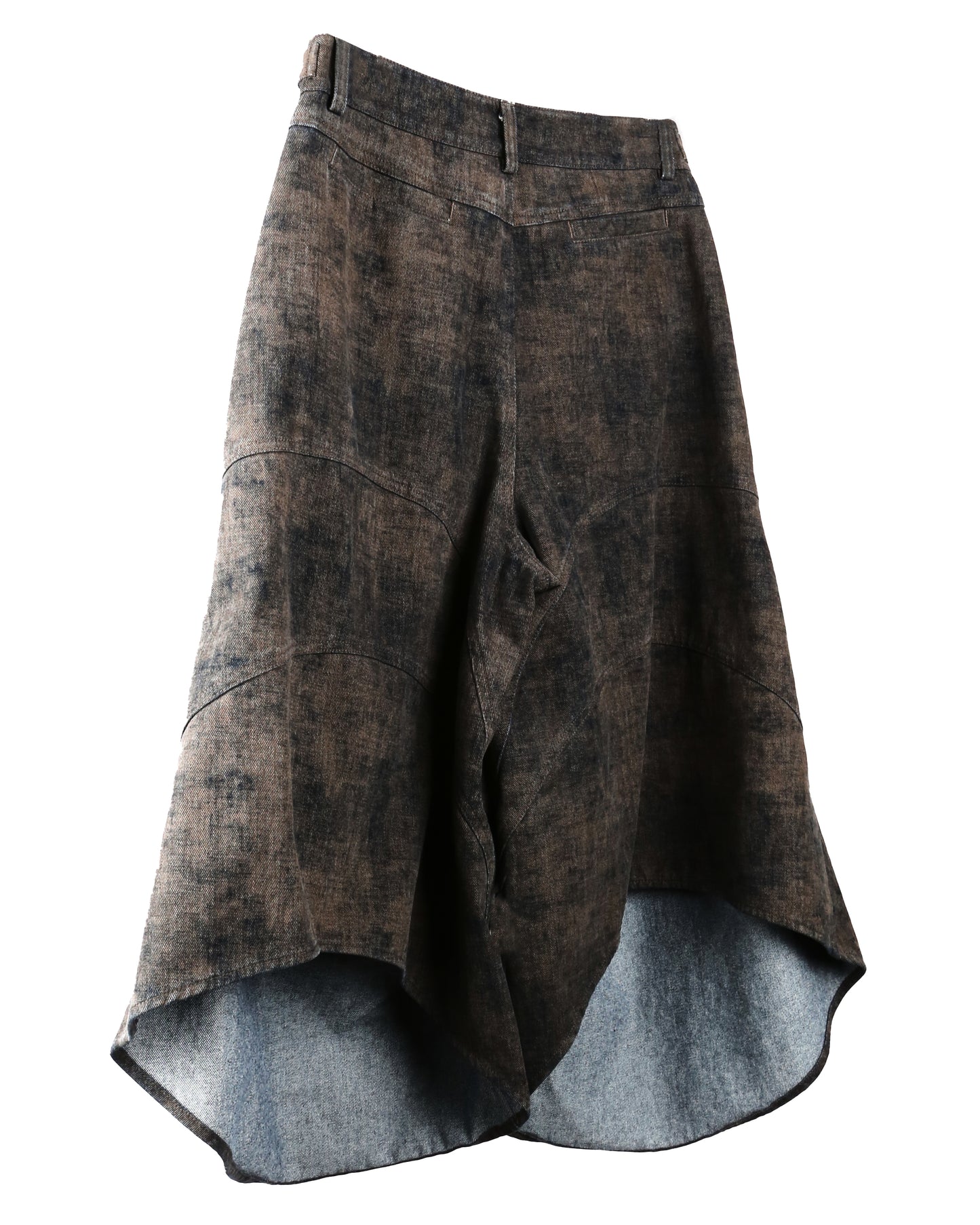 aenrmous_OVER KNEE SHORTS (Denim)