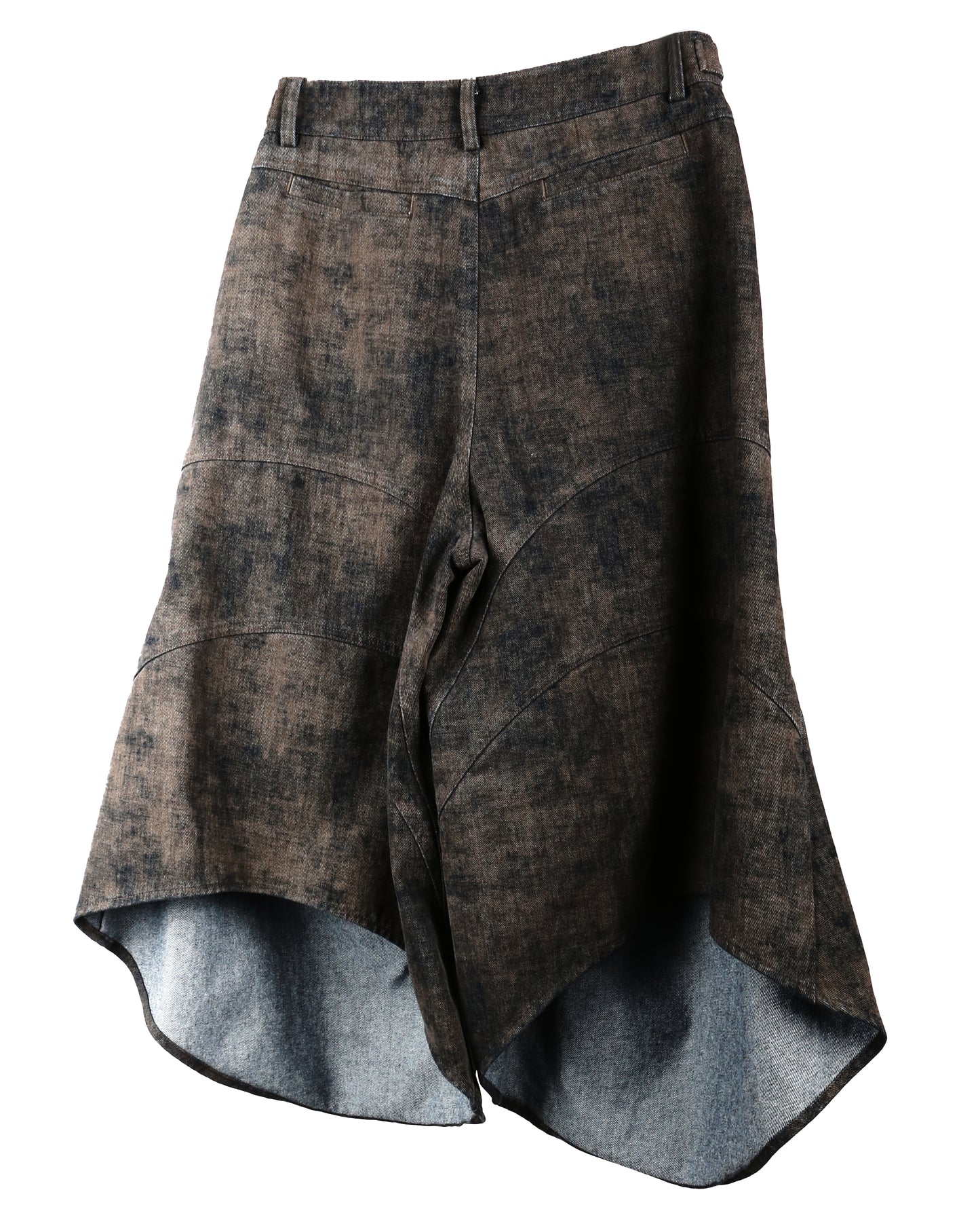 aenrmous_OVER KNEE SHORTS (Denim)