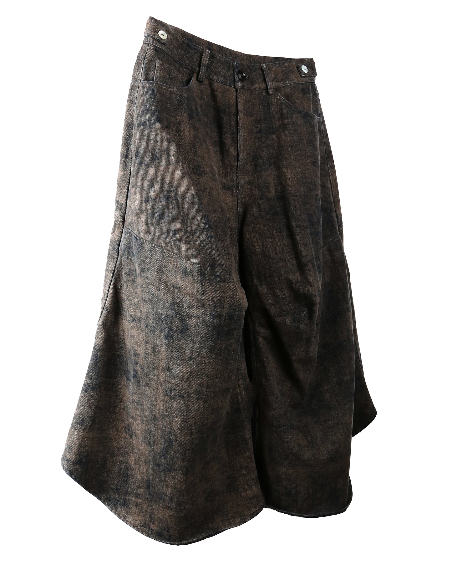 aenrmous_OVER KNEE SHORTS (Denim)