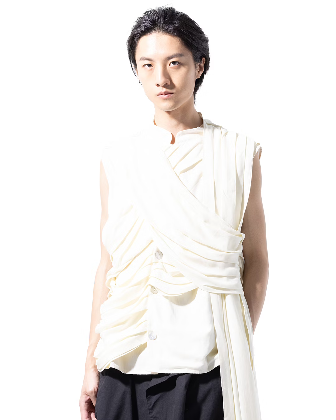 aenrmous_TSUKI VEST (Cornsilk)