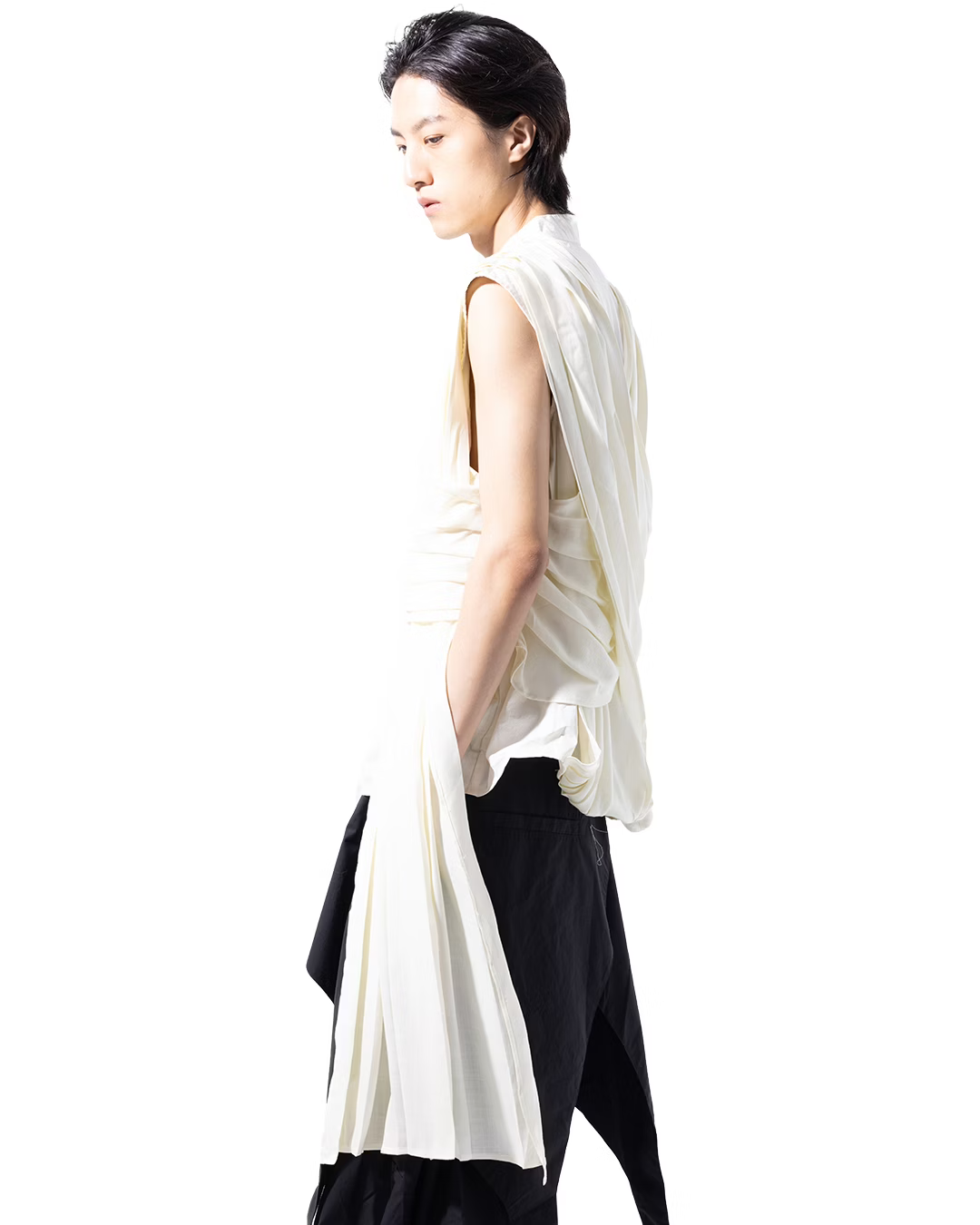 aenrmous_TSUKI VEST (Cornsilk)