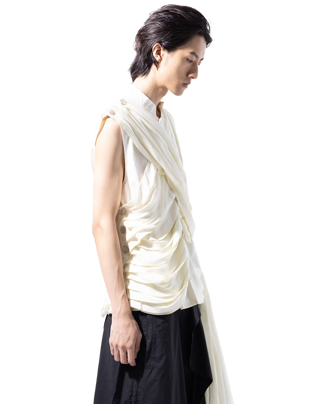 aenrmous_TSUKI VEST (Cornsilk)