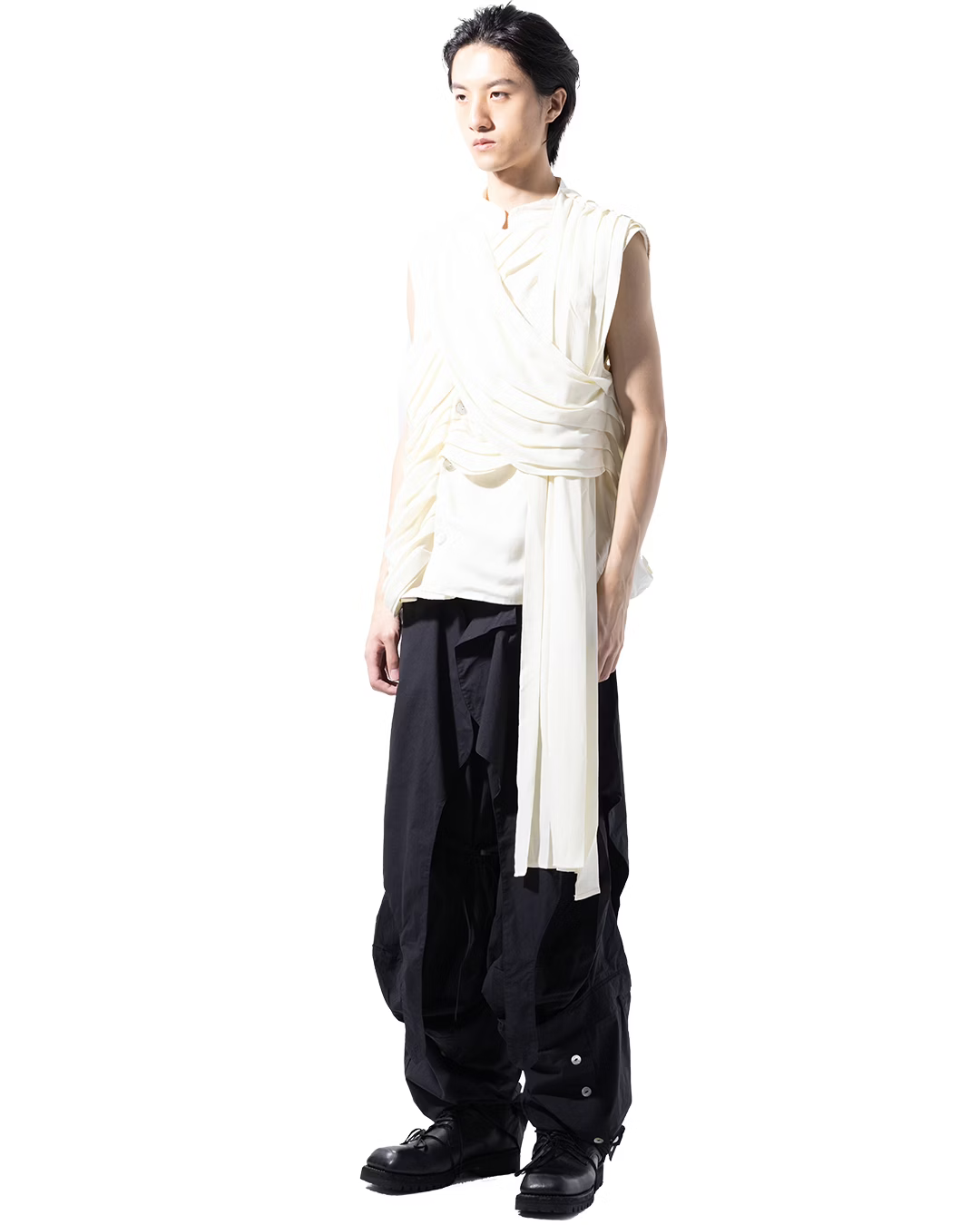 aenrmous_TSUKI VEST (Cornsilk)